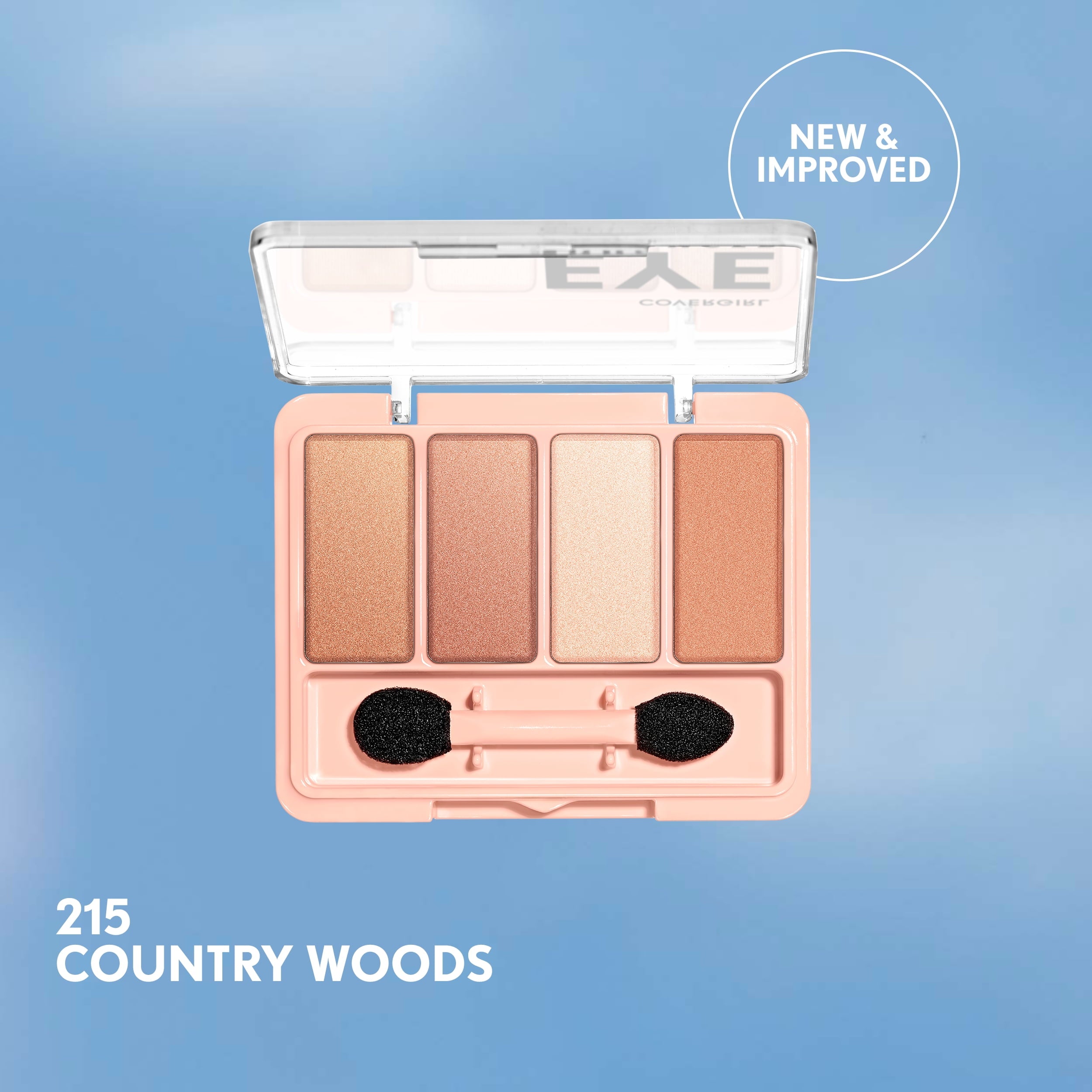 COVERGIRL Eye Enhancers 4-Kit Eyeshadow, 215 Country Woods, 0.19 oz