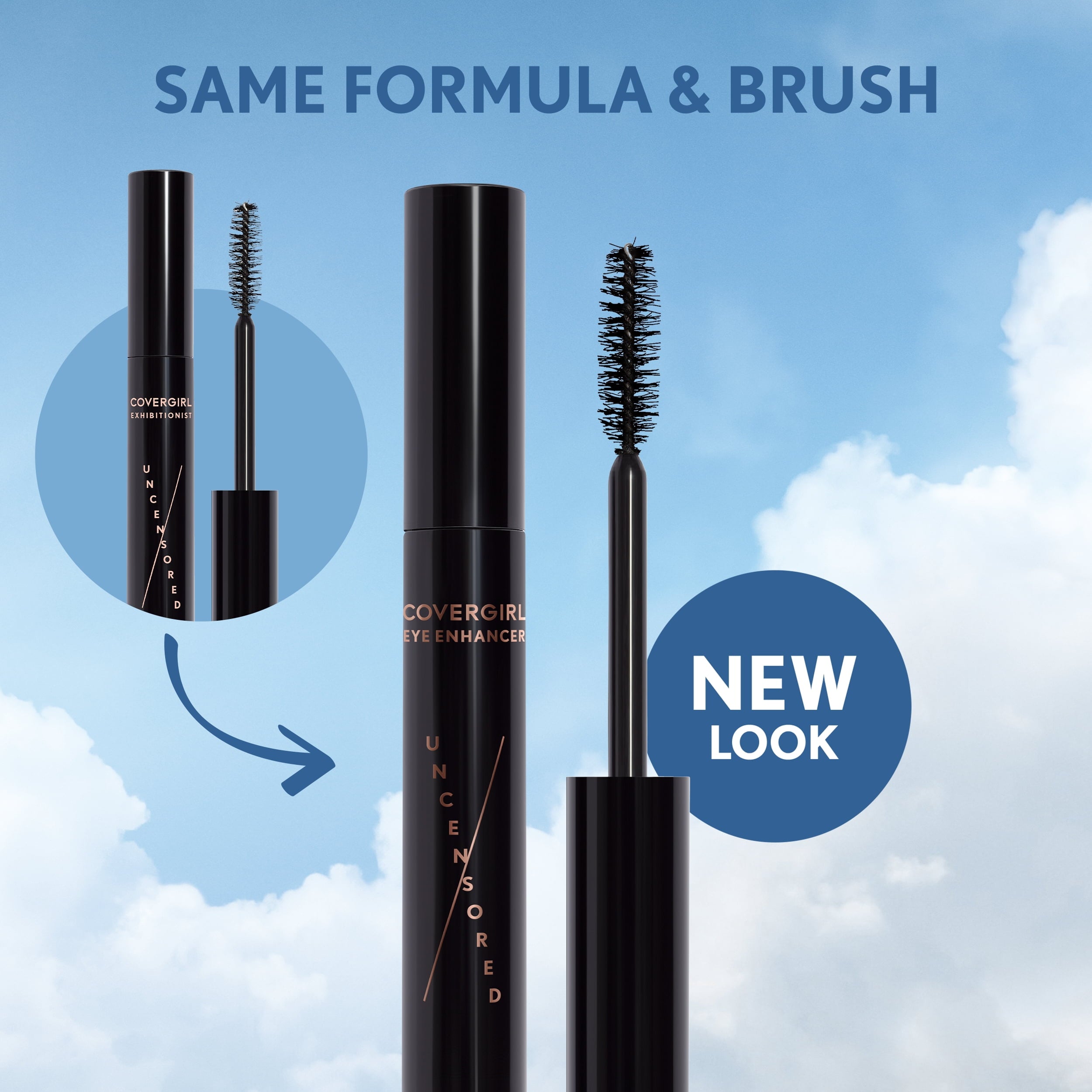 COVERGIRL Exhibitionist Uncensored Mascara, Volume and Length Mascara, 0.3 Fl Oz, Mascara for Volume, Volume Mascara, Waterproof Mascara, Lengthening Mascara, Long Lasting, No Flaking or Smudging
