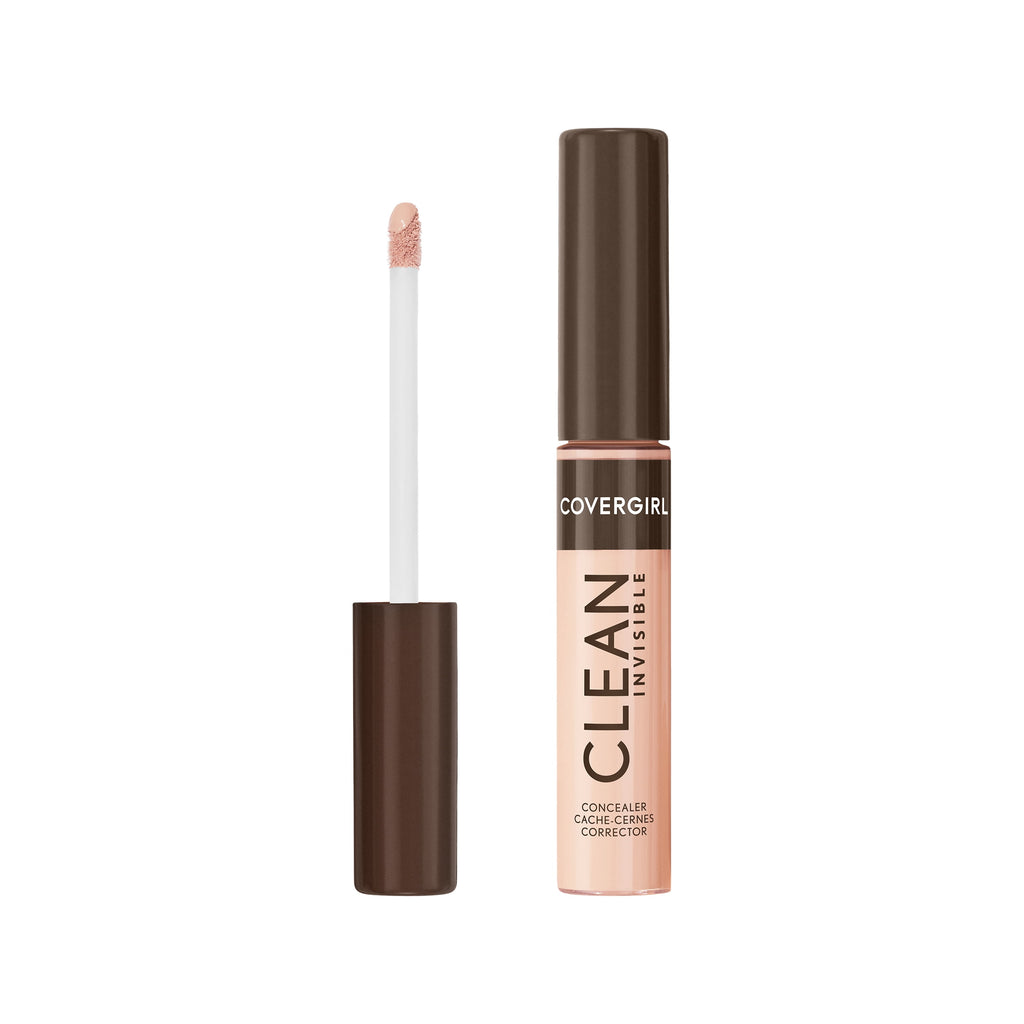 COVERGIRL Clean Invisible Liquid Concealer, 103 Light Ivory, 0.23 fl oz