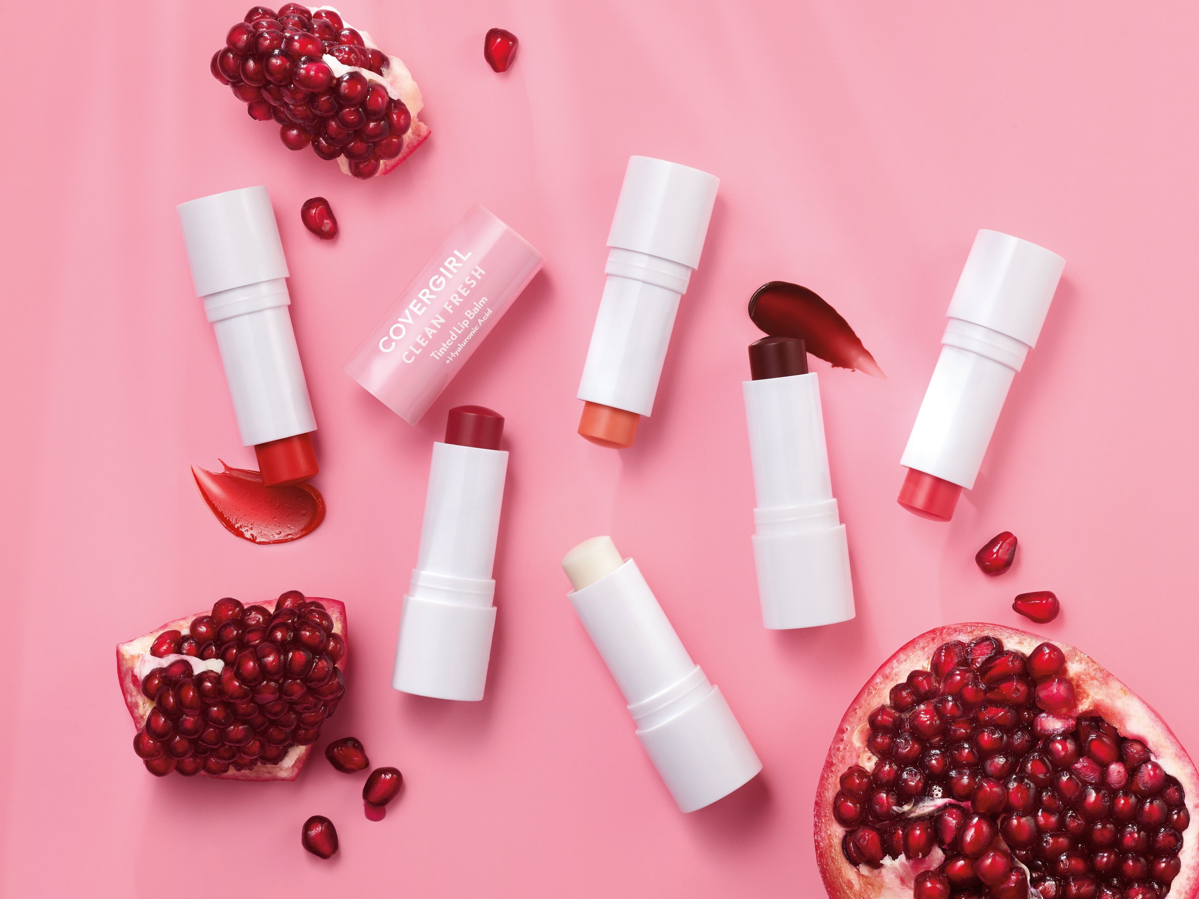 (2 pack) COVERGIRL Clean Fresh Tinted Lip Balm, 100 Clear As Crystal, 0.14 oz