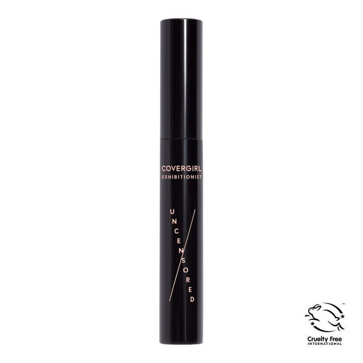 COVERGIRL Exhibitionist Uncensored Waterproof Mascara, Extreme Black, 0.3 oz