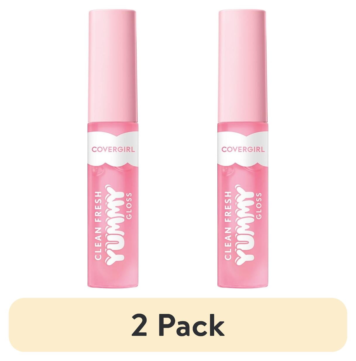 (2 pack) COVERGIRL Clean Fresh Yummy Lip Gloss, 150 Sugar Poppy, 0.33 fl oz