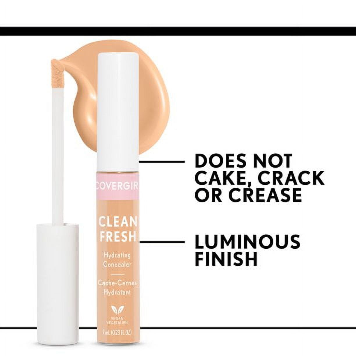 COVERGIRL Clean Fresh Hydrating Concealer, Deep, 0.23 oz