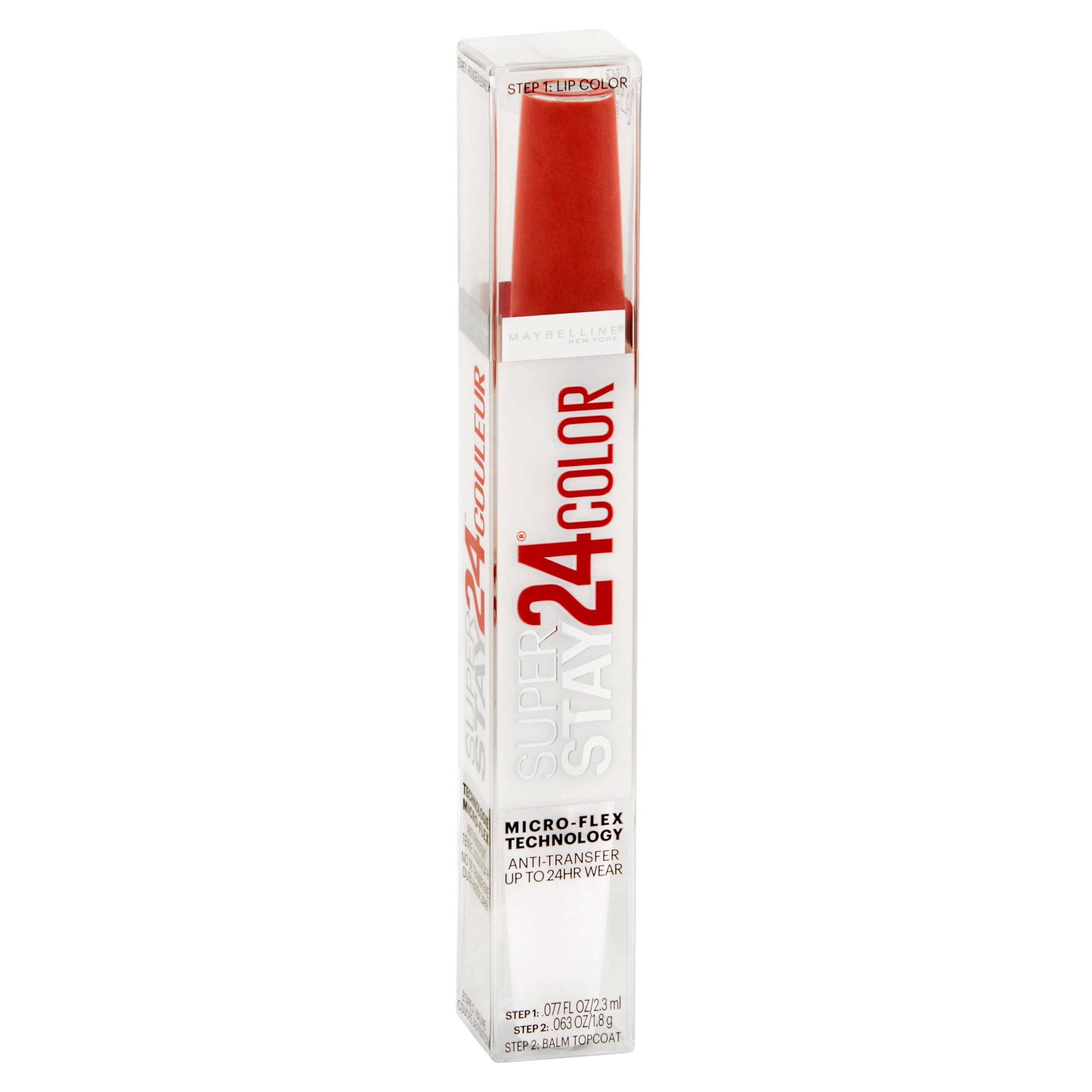 Maybelline SuperStay 24hr 2-Step Lipcolor, Always Blazing