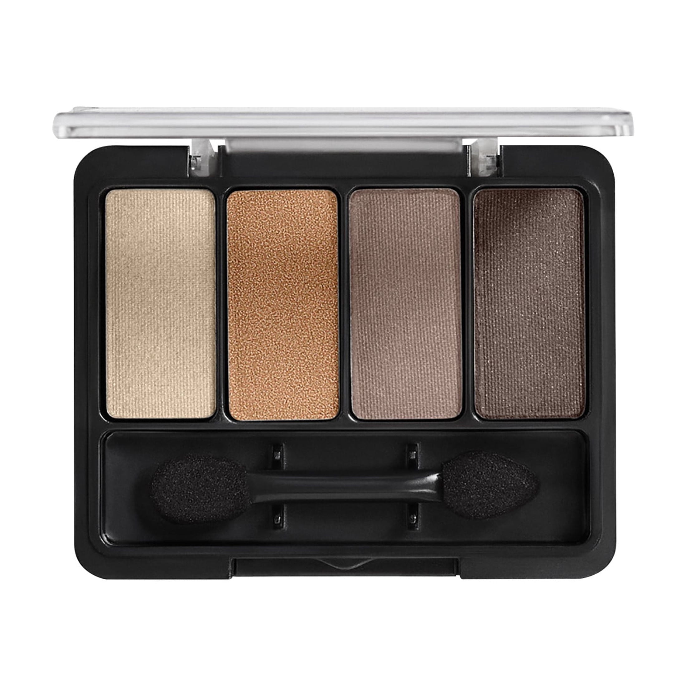 COVERGIRL Eye Enhancers 4-Kit Eyeshadow, 202 Al Fresco, 0.19 oz, Eyeshadow Palette, Nude Eyeshadow Palette, Silky Sheer Formula, Double-Ended Applicator, Cruelty-Free