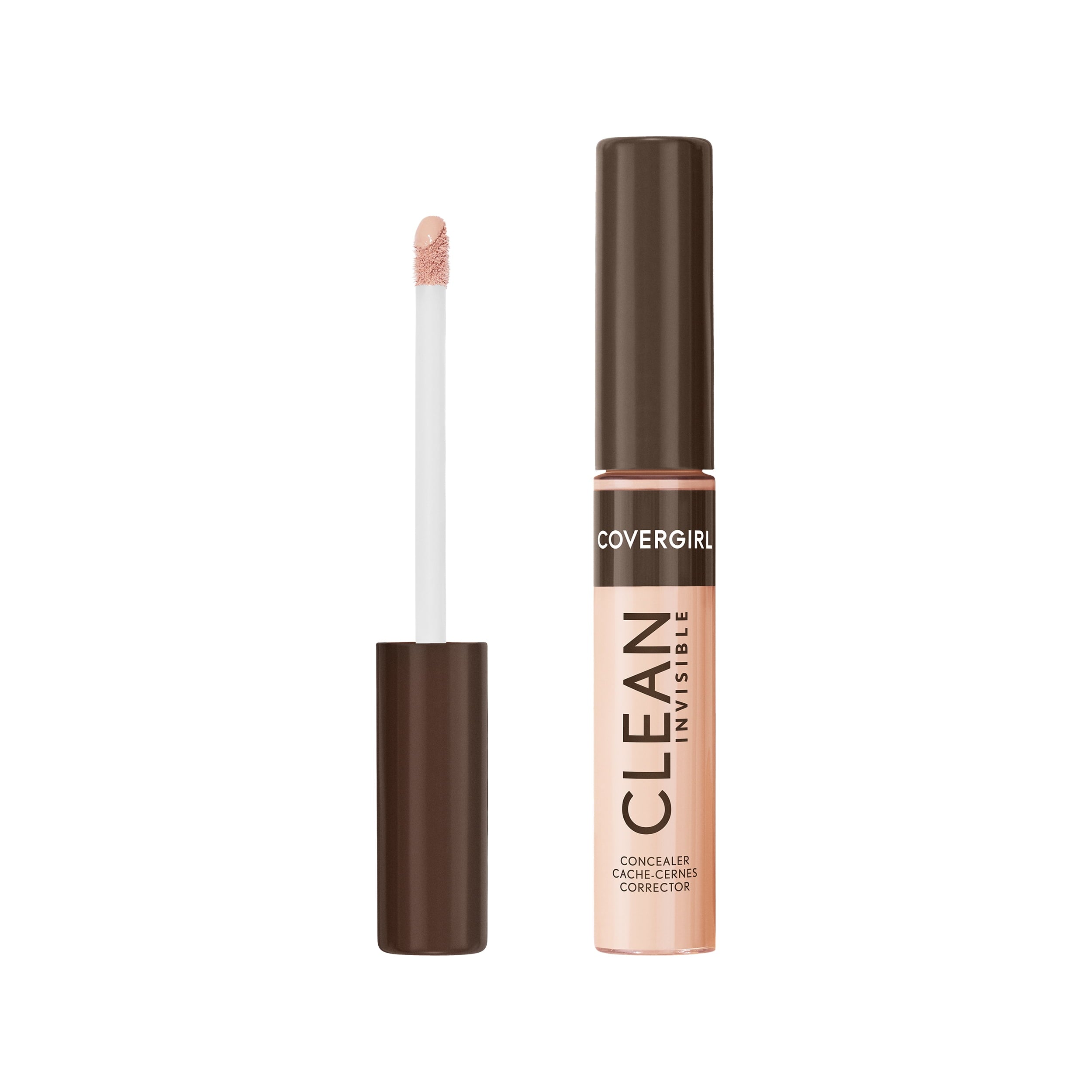 COVERGIRL Clean Invisible Concealer, 107 Light Beige, 0.23 fl oz