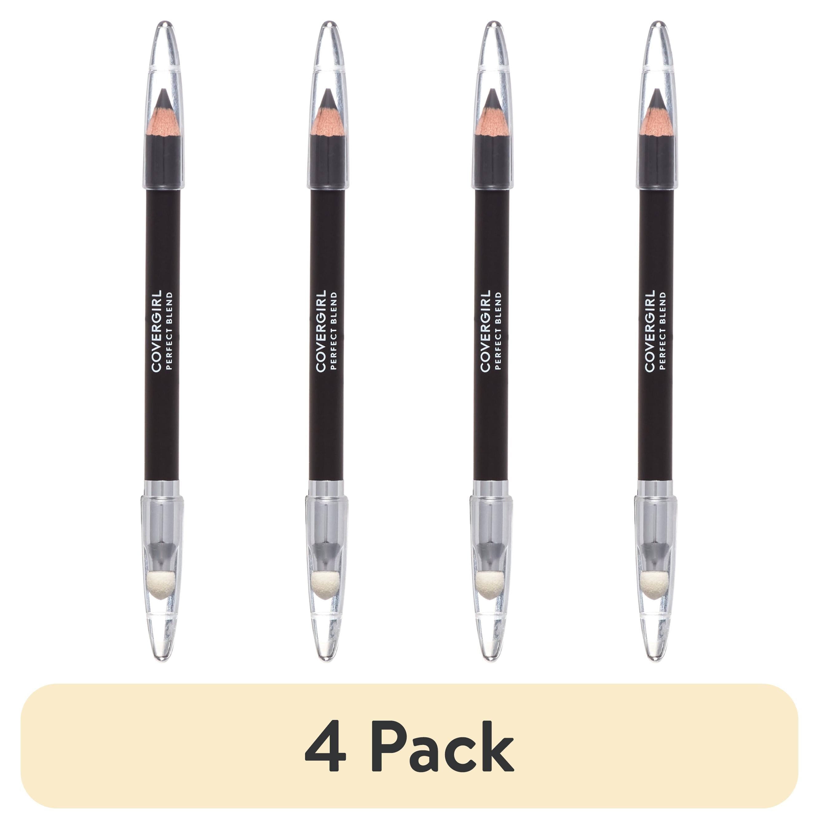(4 pack) COVERGIRL Perfect Blend Eyeliner, Basic Black 100, 0.03 fl oz