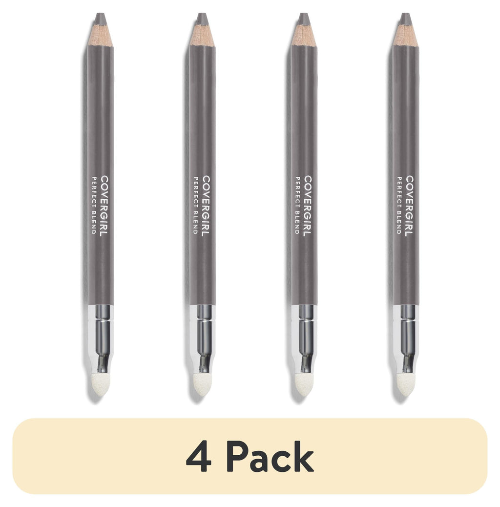 (4 pack) COVERGIRL Perfect Blend Eyeliner Pencil, 105 Charcoal Neutral