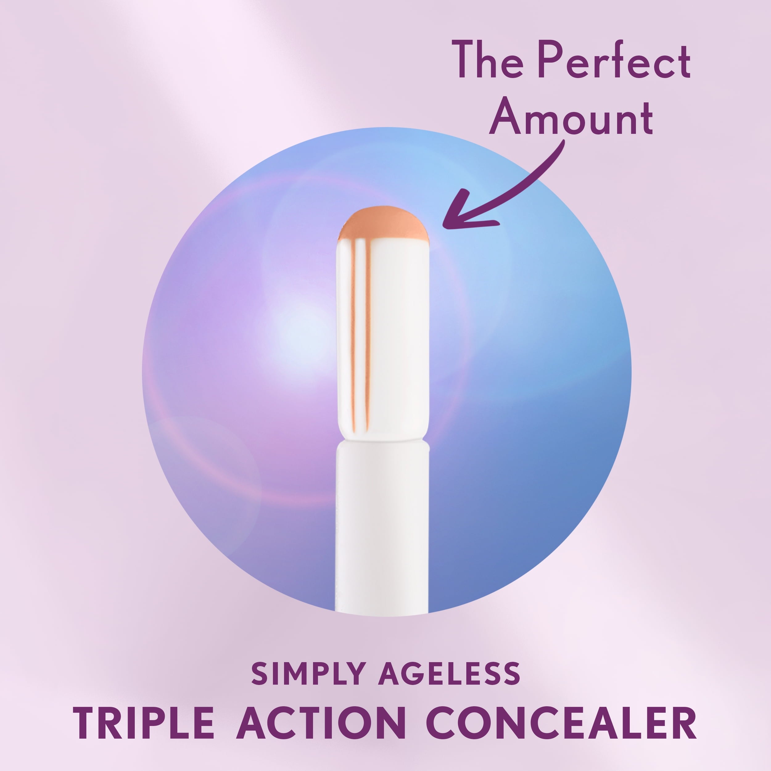 COVERGIRL Simply Ageless Triple Action Concealer, 310 Light, 0.24 fl oz