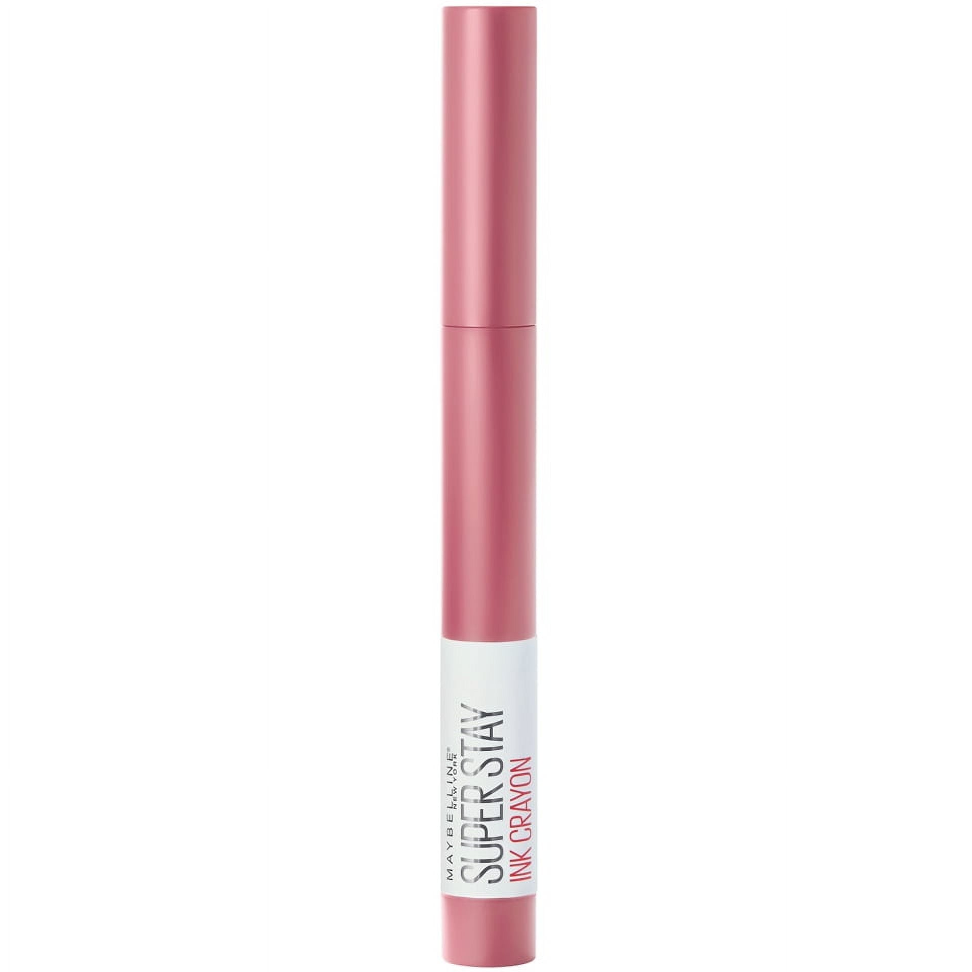 (2 pack) Maybelline Super Stay Ink Crayon Lipstick, Matte Longwear Lipstick Makeup, Seek Adventure, 0.04 oz.