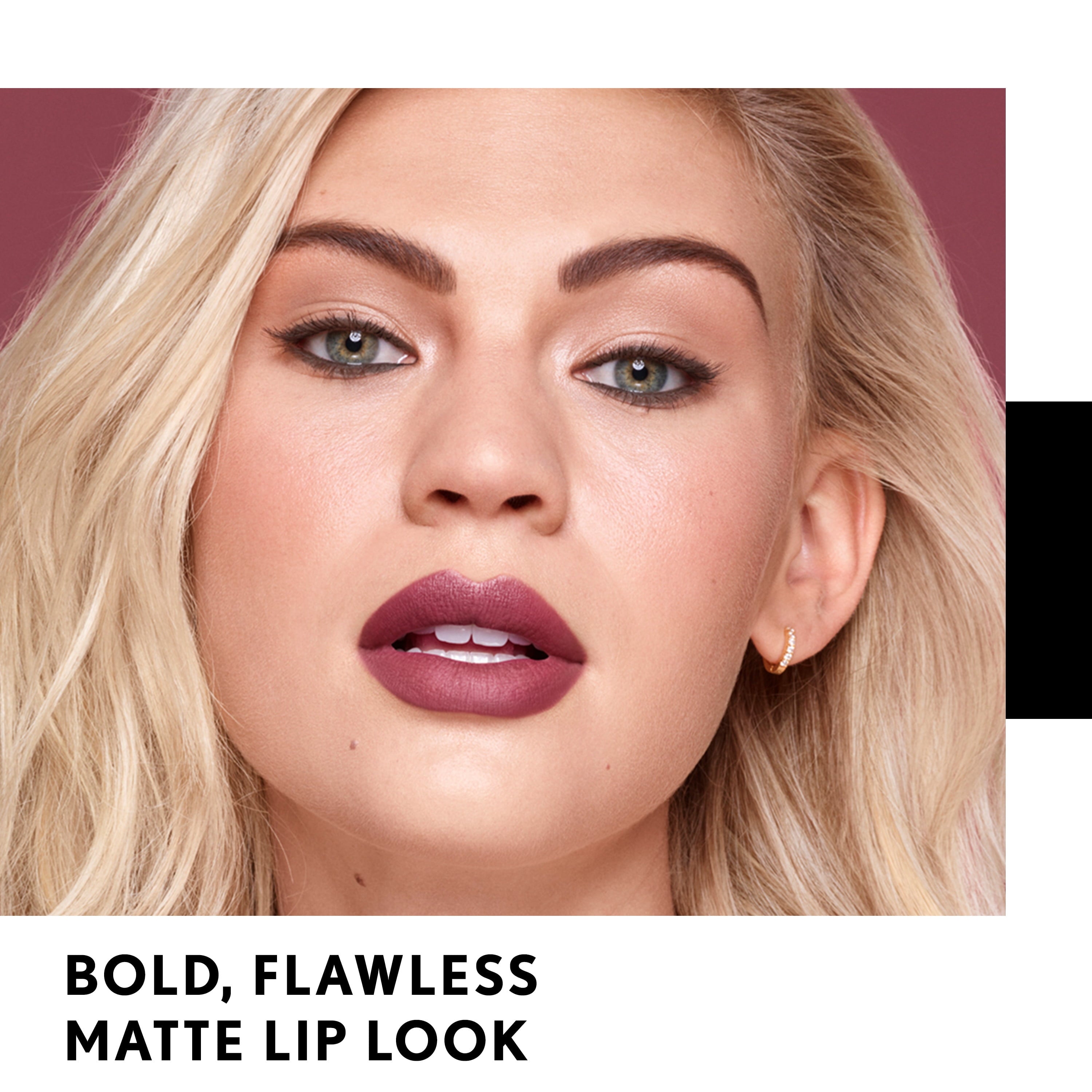 COVERGIRL Exhibitionist Ultra-Matte Lipstick, High Roller, , 0.09 oz, Transfer-Proof Lipstick