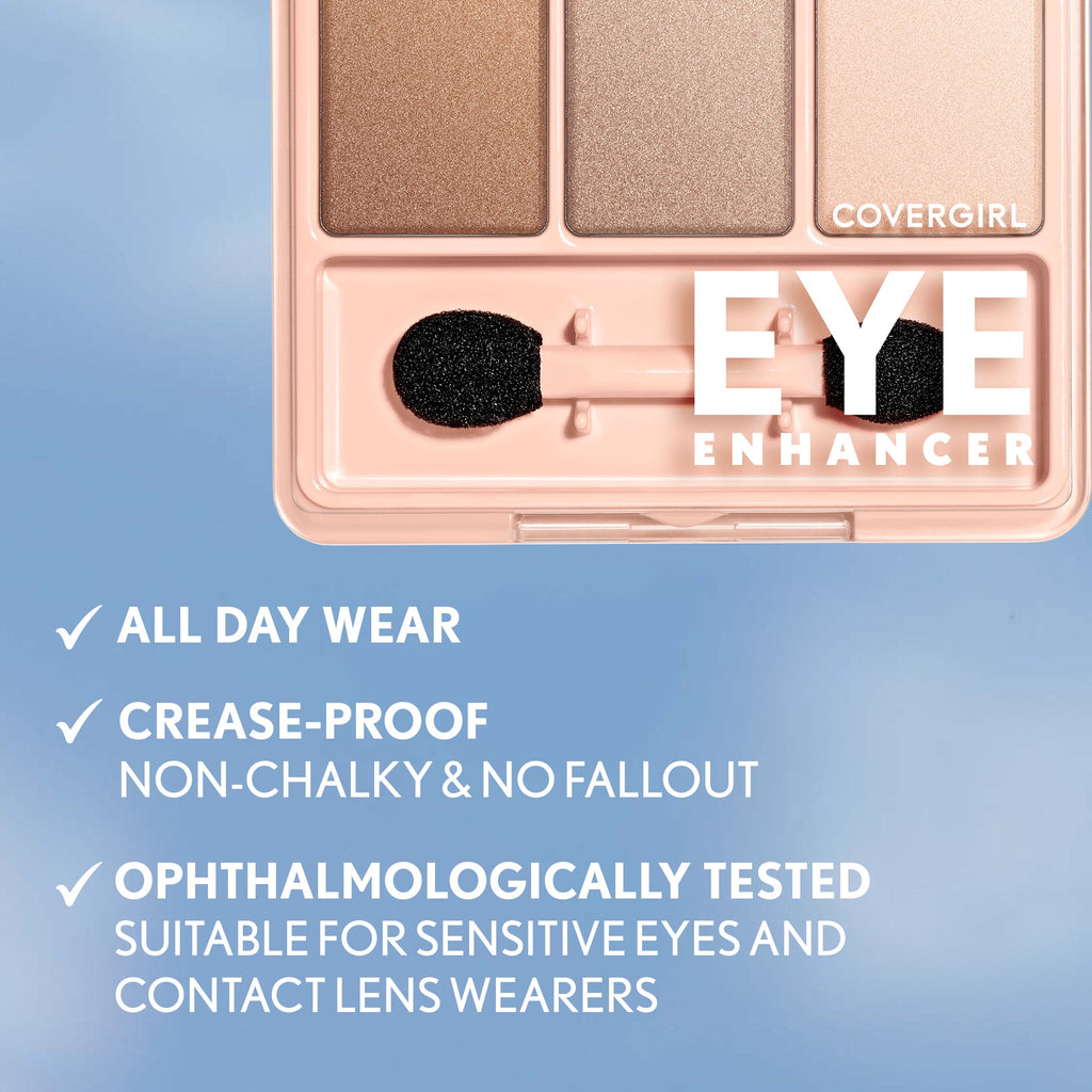 COVERGIRL Eye Enhancers 1-Kit Eyeshadow, 800 Midnight Glimmer, 0.09 oz