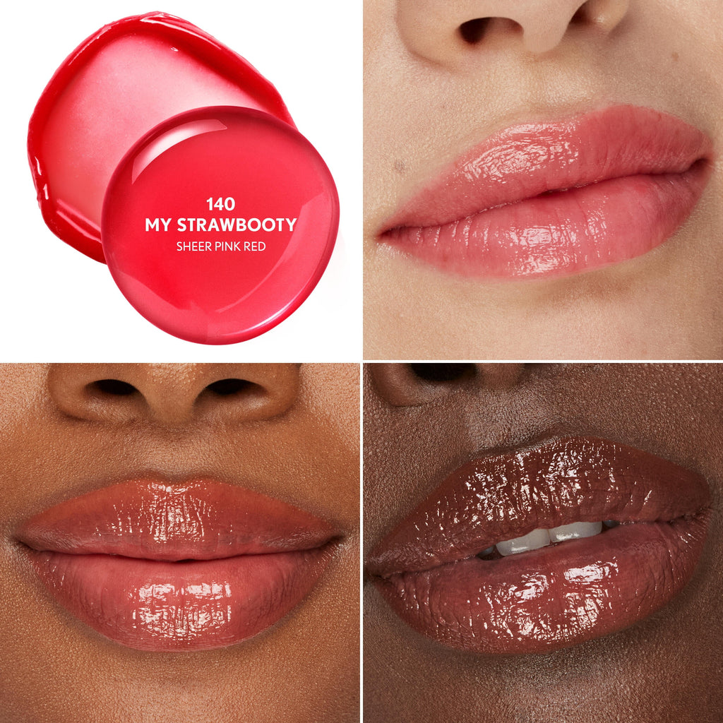 COVERGIRL Clean Fresh Yummy Big Oil Stick - 140 My Strawbooty, 0.28 OZ./ 8g