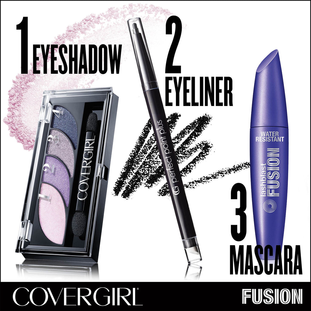 COVERGIRL Lash Blast Fusion Waterproof Mascara, 895 Black Brown, 0.44 oz, Volume Mascara