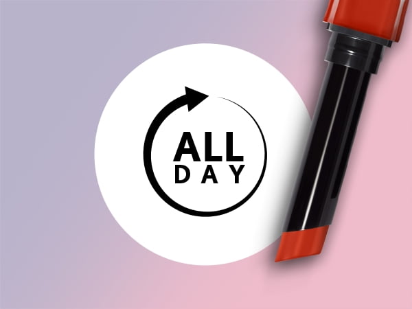 COVERGIRL Exhibitionist Ultra-Matte Lipstick, 675 All Abuzz, 0.09 oz, Transfer-Proof, Lipstick, Matte Lipstick, Long Lasting Lipstick, No Cracking or Flaking, Increases Lip Moisture