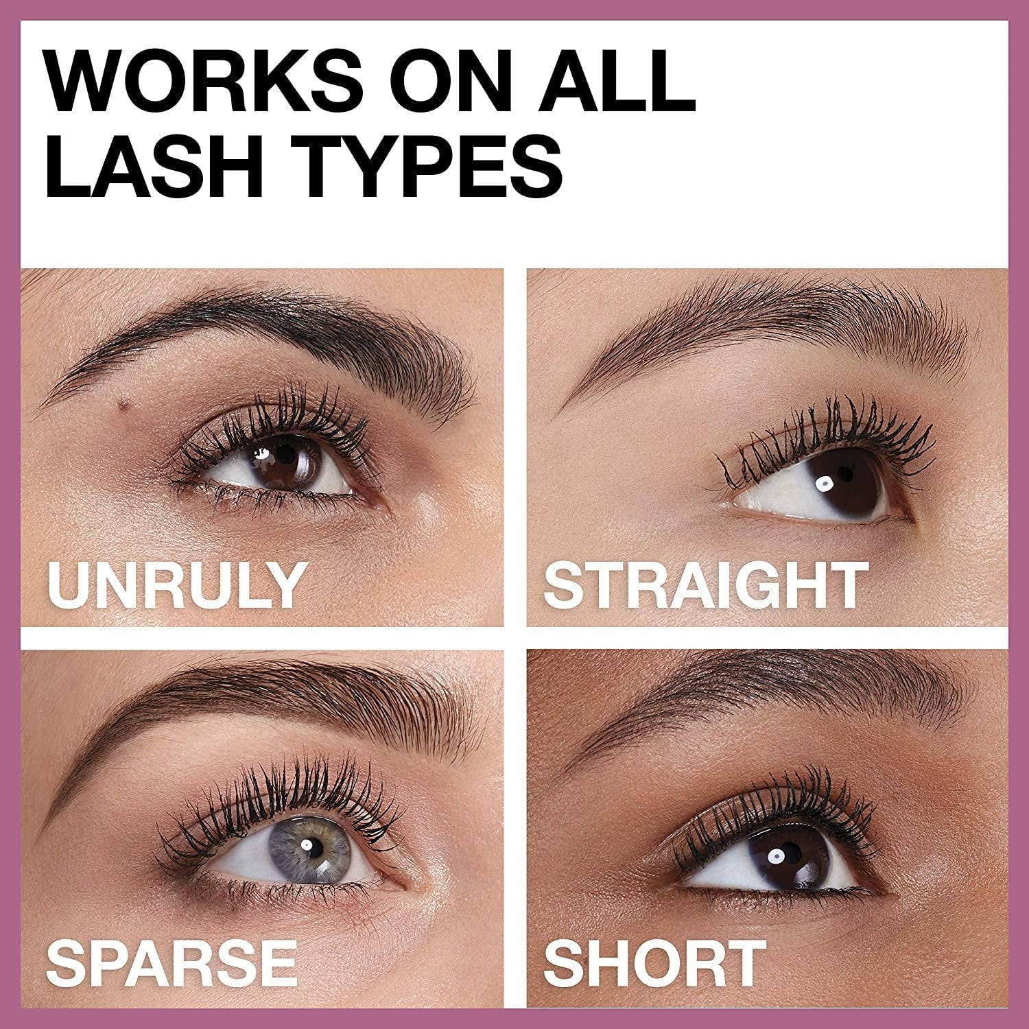 Maybelline Lash Sensational Washable Mascara Makeup, Volumizing, Lengthening, Full-Fan Effect, Blackest Black, 0.32 Fl Oz, 2 Count