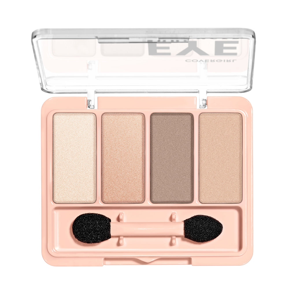 (2 pack) COVERGIRL Eye Enhancers 4-Kit Eyeshadow, 280 Natural Nudes, 0.19 oz