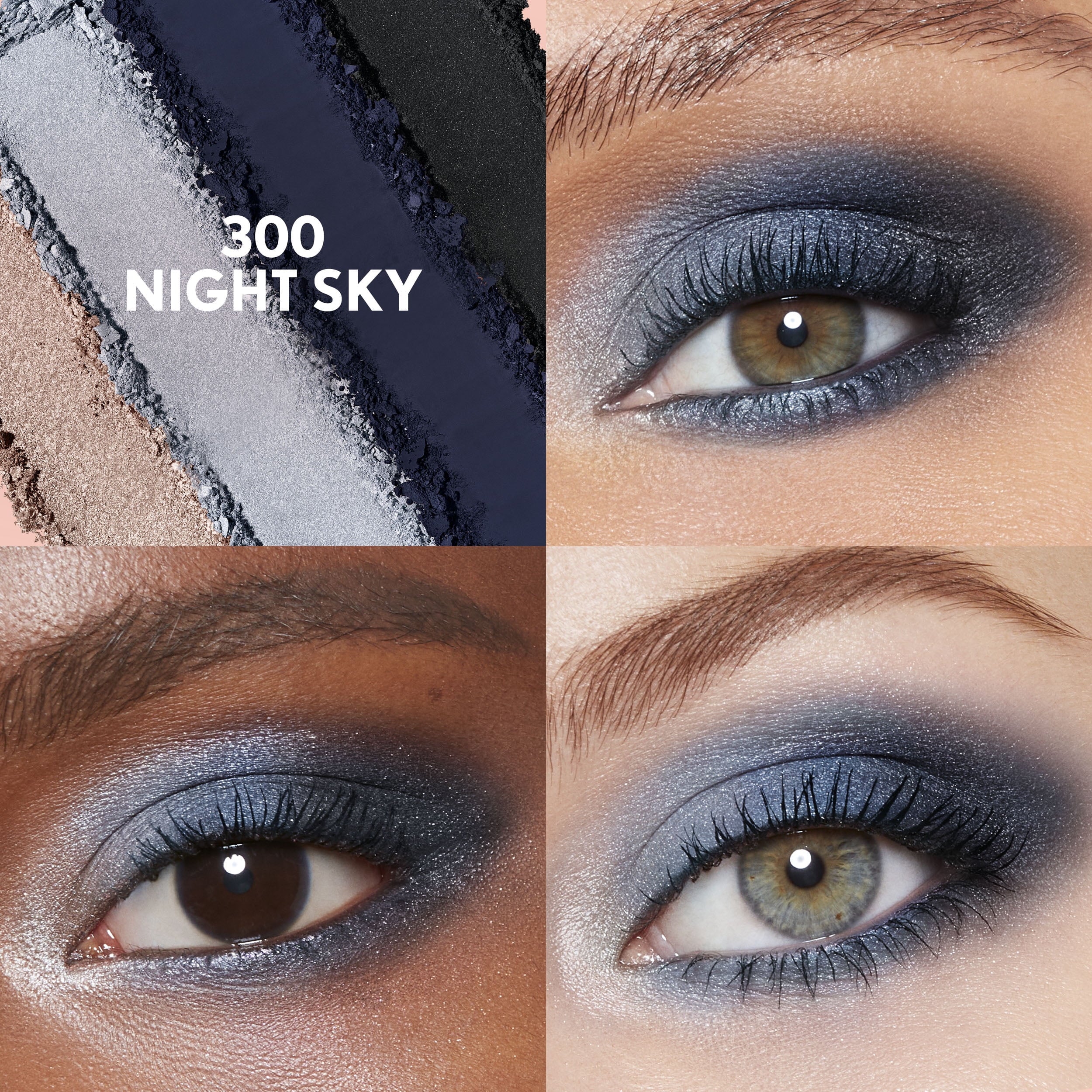 COVERGIRL Eye Enhancer 4-Kit Eyeshadow, 300 Night Sky, 0.19 oz