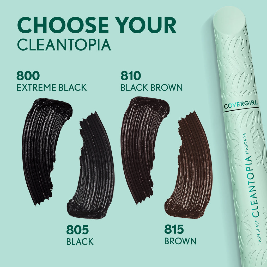 COVERGIRL Lash Blast Cleantopia Mascara, 805 Black, 0.32 fl oz