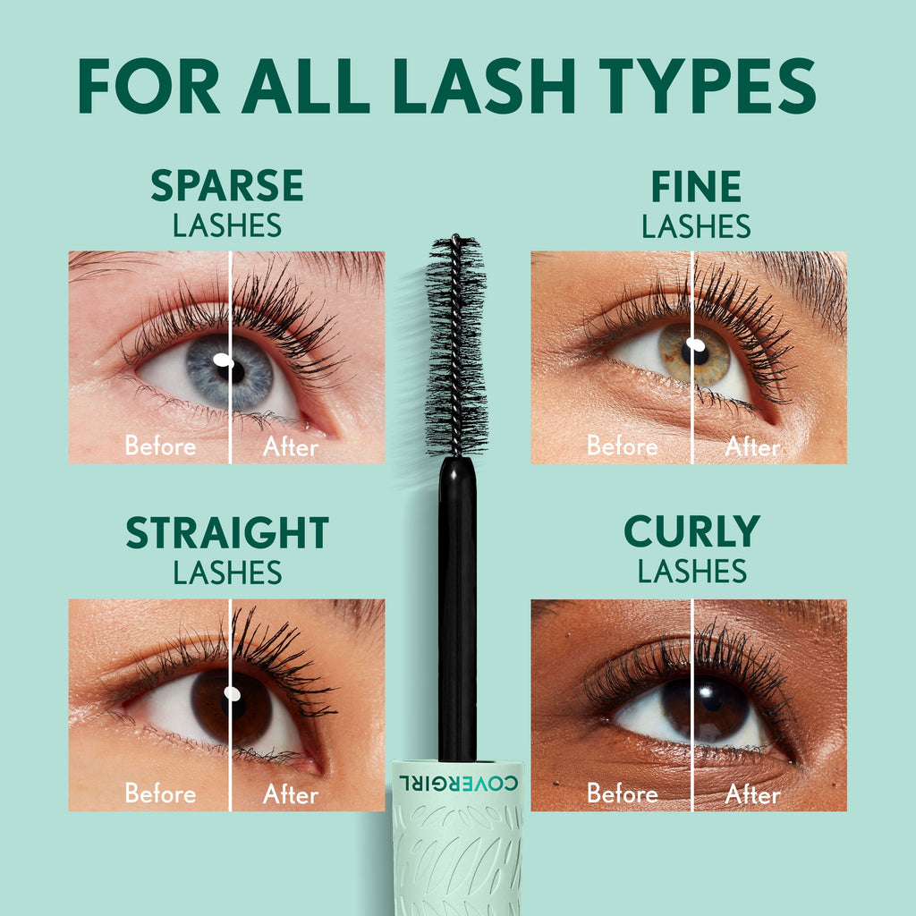 COVERGIRL Lash Blast Cleantopia Mascara, 810 Black Brown, 0.32 fl oz