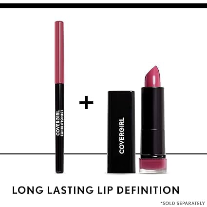 COVERGIRL Exhibitionist Cream Lipstick, 425 Bombshell Pink, 0.12 oz, Lipstick, Moisturizing Lipstick, Long Lasting Lipstick, Glossy Lipstick, Hydrating Lipstick, Long Lasting