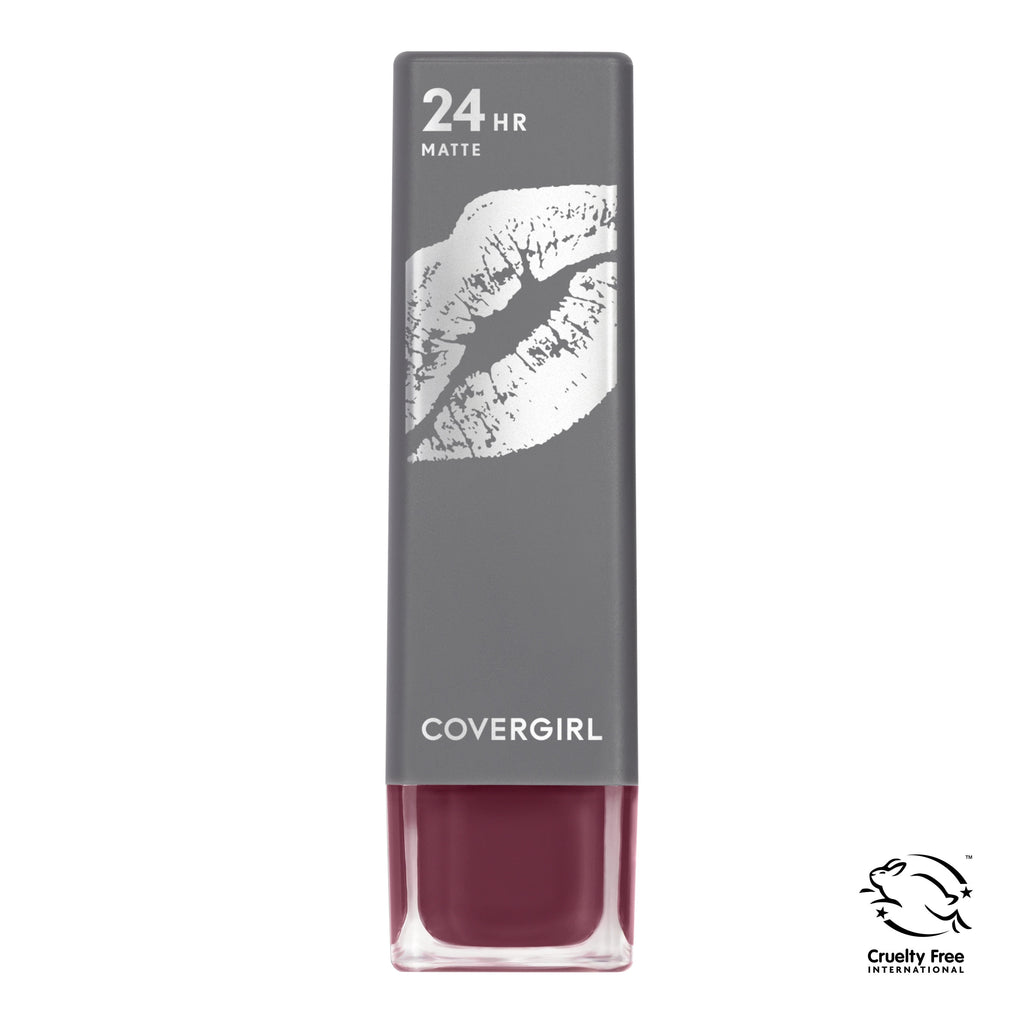 COVERGIRL Exhibitionist Ultra-Matte Lipstick, High Roller, , 0.09 oz, Transfer-Proof Lipstick