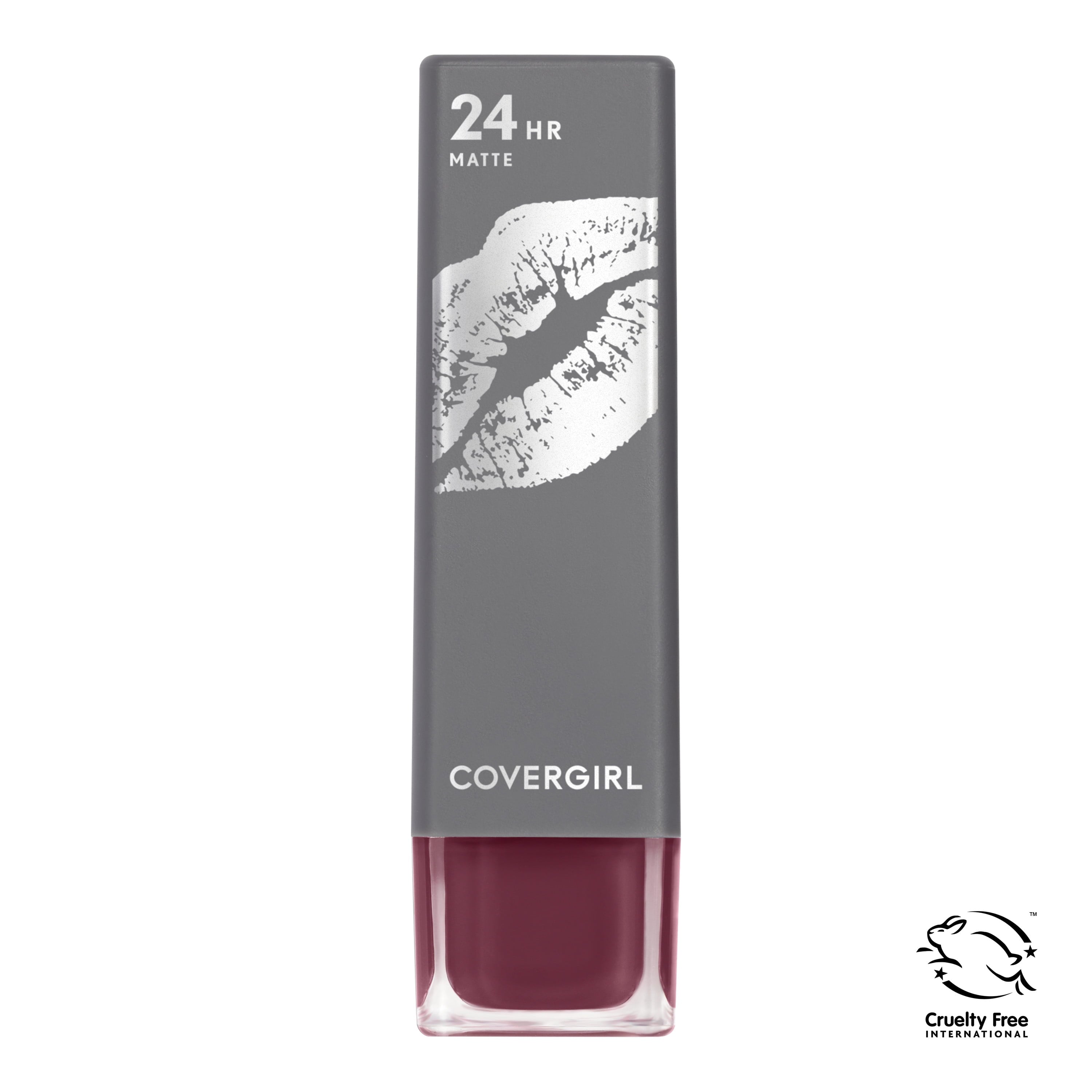 COVERGIRL Exhibitionist Ultra-Matte Lipstick, High Roller, , 0.09 oz, Transfer-Proof Lipstick
