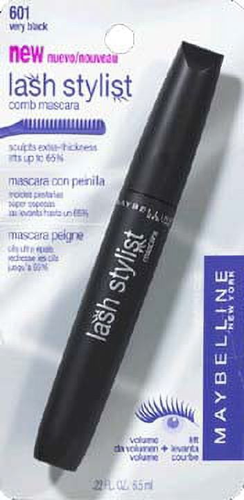 Maybelline Comb Lash Stylist Mascara, 601 Very Black,  .27 fl oz