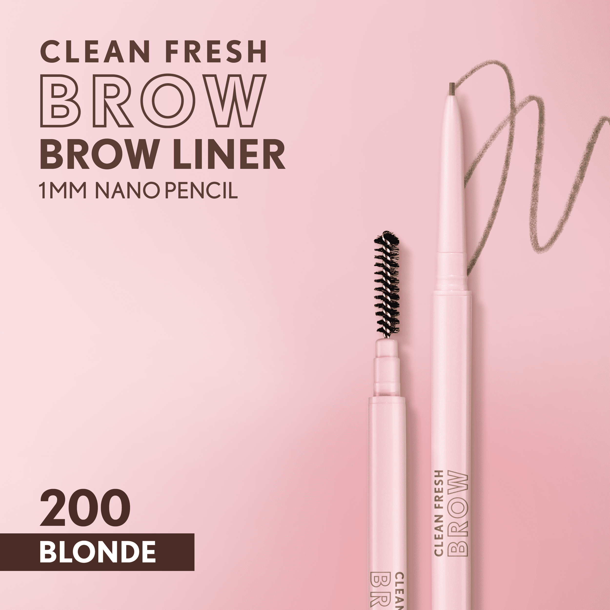 COVERGIRL Clean Fresh Brow Liner Nano Pencil, Blonde 200, .001 oz