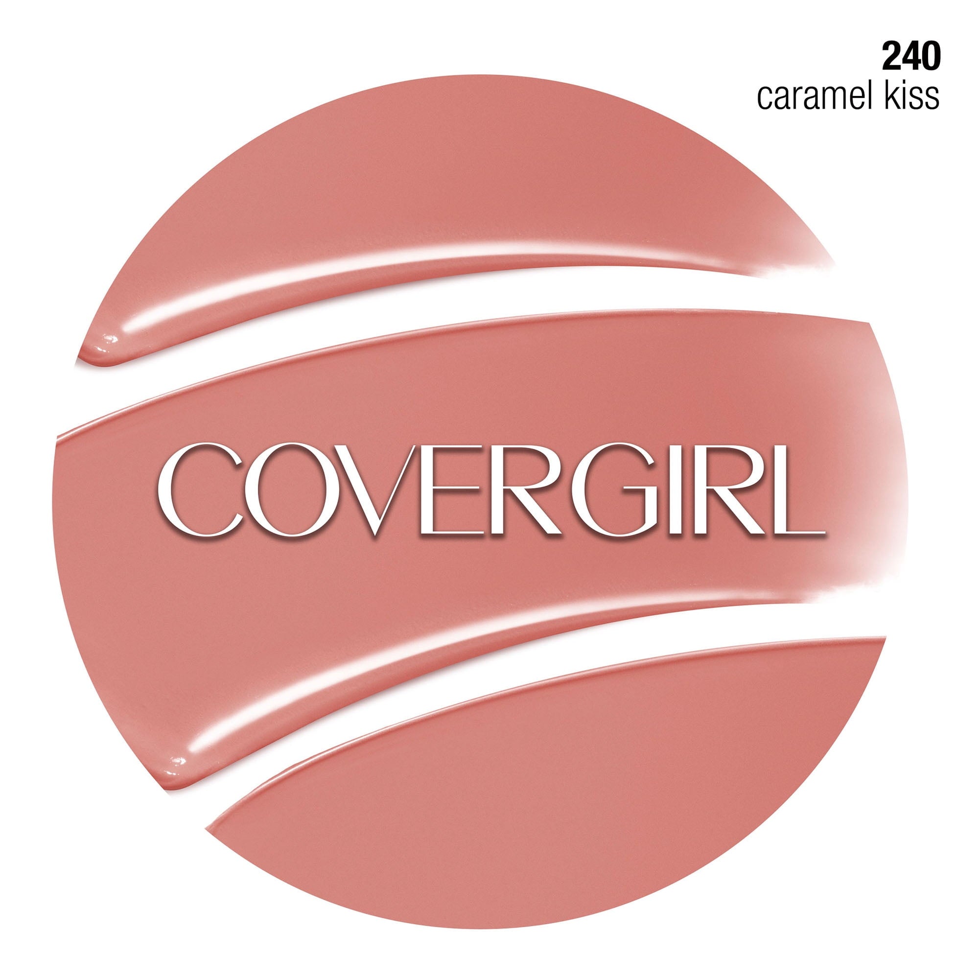 COVERGIRL Exhibitionist Cream Lipstick, 240 Caramel Kiss, 0.12 oz, Lipstick, Moisturizing Lipstick, Long Lasting Lipstick, Glossy Lipstick, Hydrating Lipstick, Long Lasting