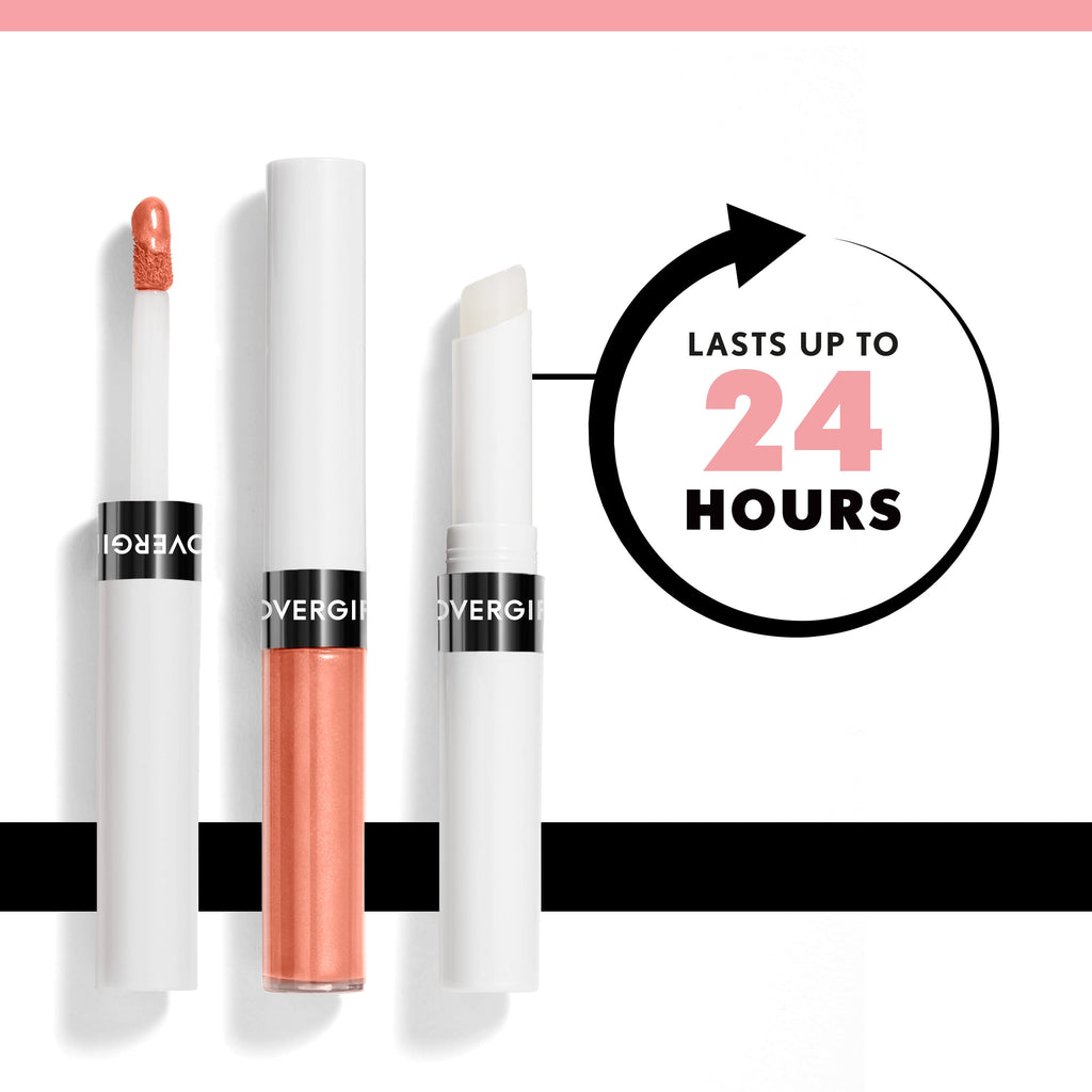 Covergirl Outlast All-Day Lip Color Liquid Lipstick and Moisturizing Topcoat, Longwear, TWILIGHT COFFEE