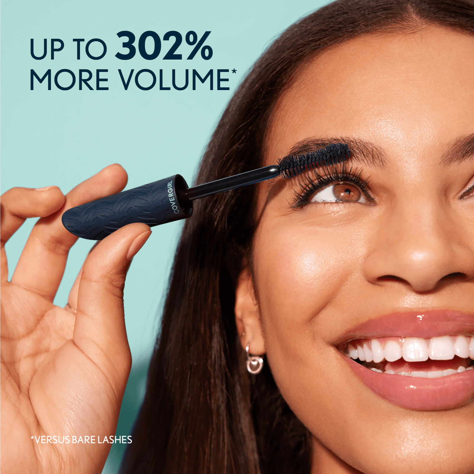 Covergirl Lash Blast Cleantopia, 820 Ultramarine Black, Volumizing Mascara, 0.33oz