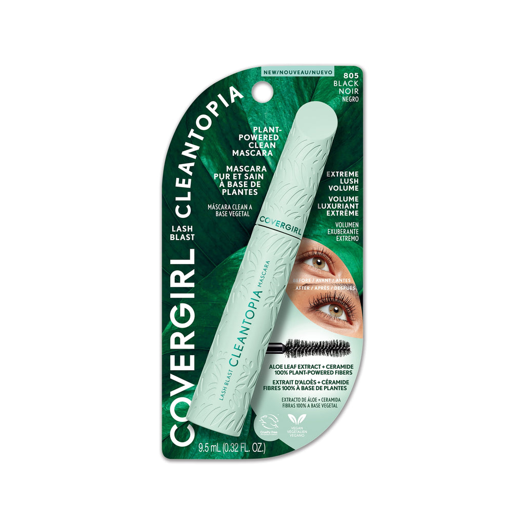 COVERGIRL Lash Blast Cleantopia Mascara, 805 Black, 0.32 fl oz