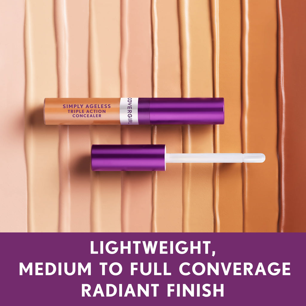 COVERGIRL Simply Ageless Triple Action Concealer, 310 Light, 0.24 fl oz