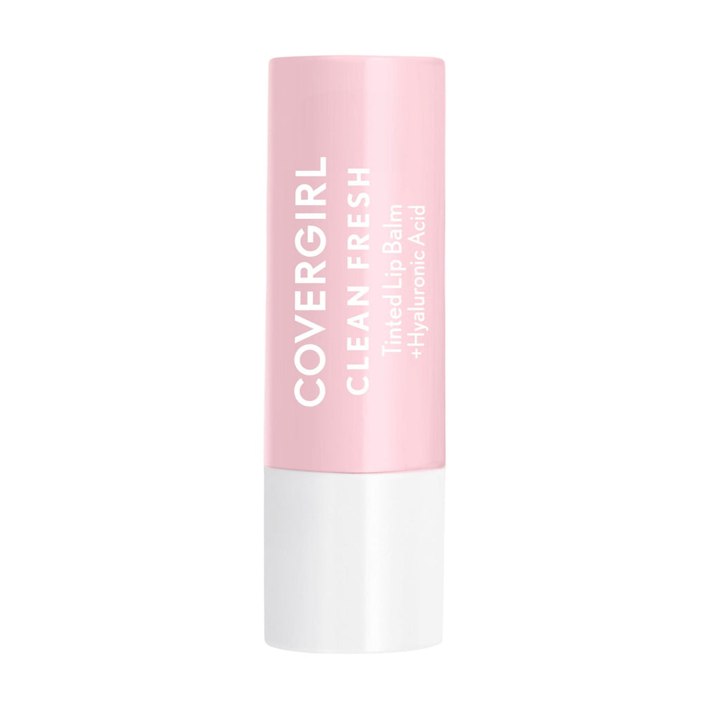 (2 pack) COVERGIRL Clean Fresh Tinted Lip Balm, 100 Clear As Crystal, 0.14 oz