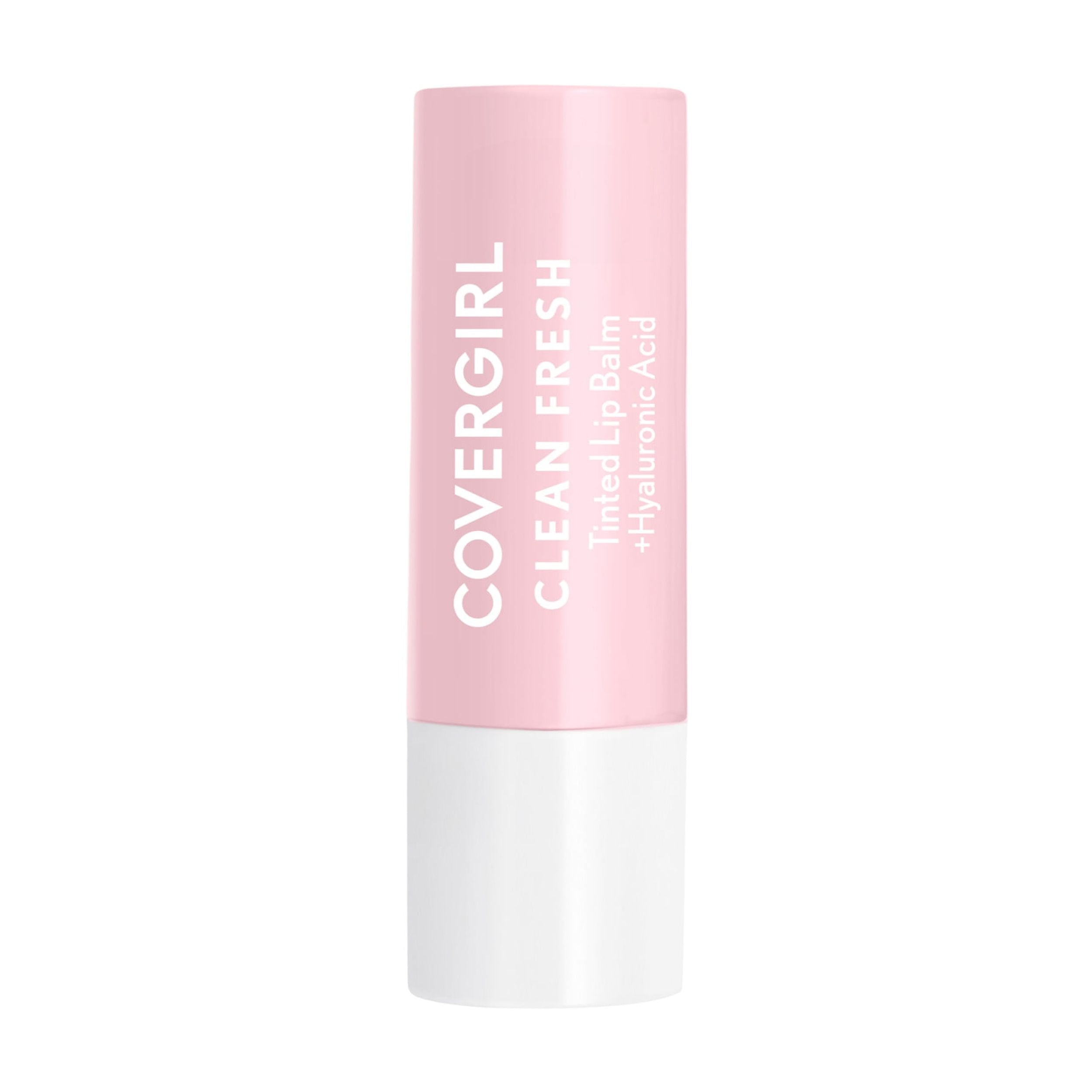 (2 pack) COVERGIRL Clean Fresh Tinted Lip Balm, 100 Clear As Crystal, 0.14 oz