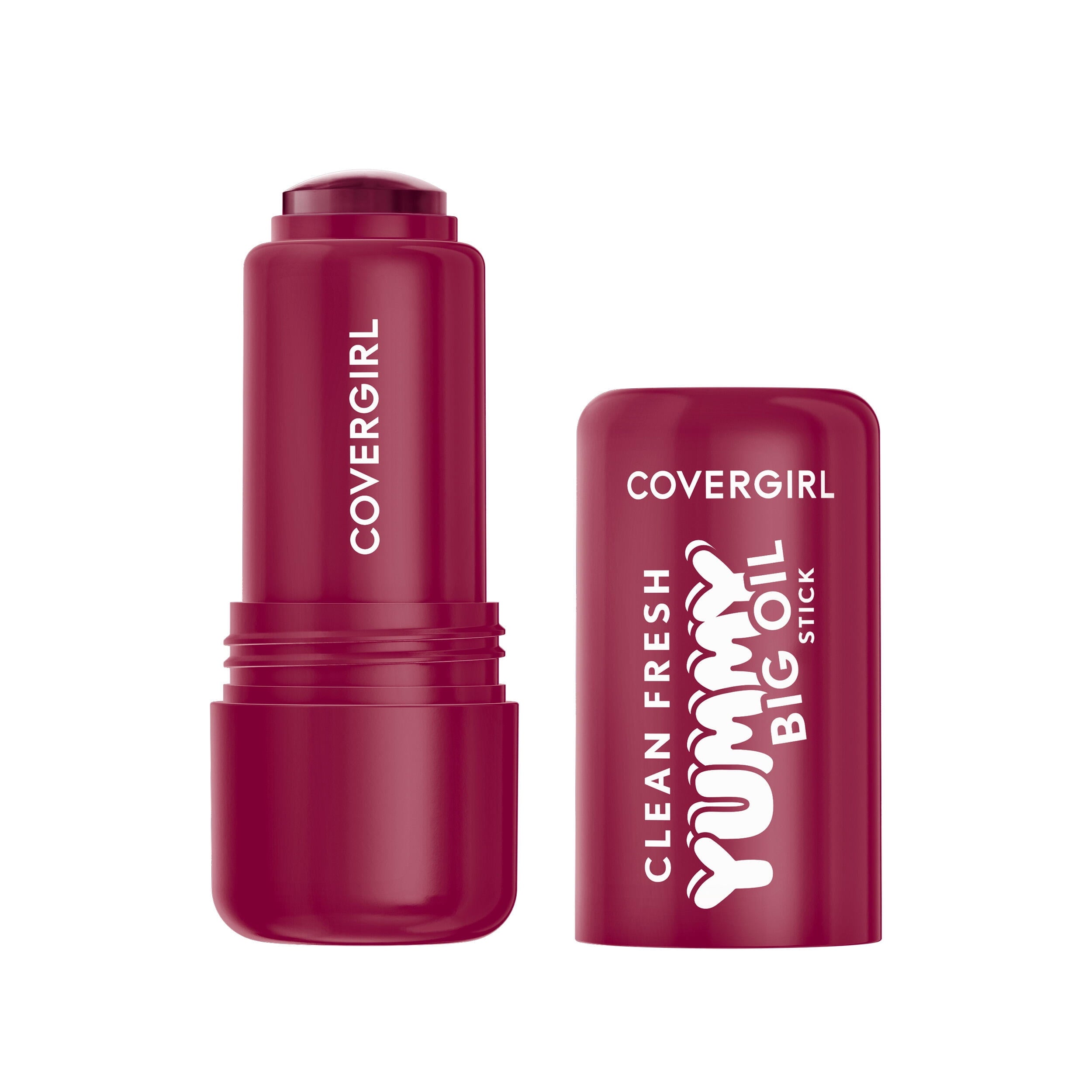 COVERGIRL Clean Fresh Yummy Big Oil Stick - 130 Berry Big Deal, 0.28 OZ./ 8g