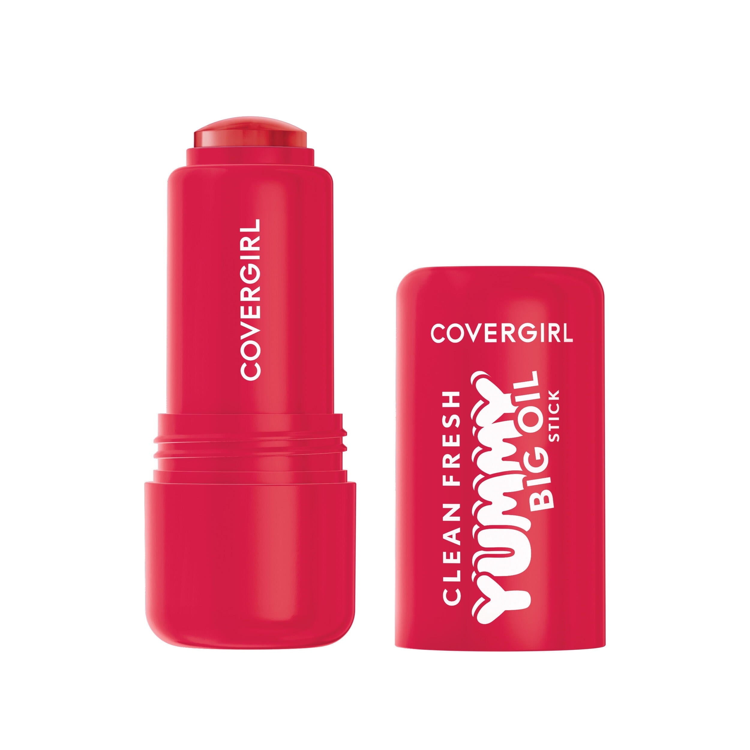 COVERGIRL Clean Fresh Yummy Big Oil Stick - 140 My Strawbooty, 0.28 OZ./ 8g