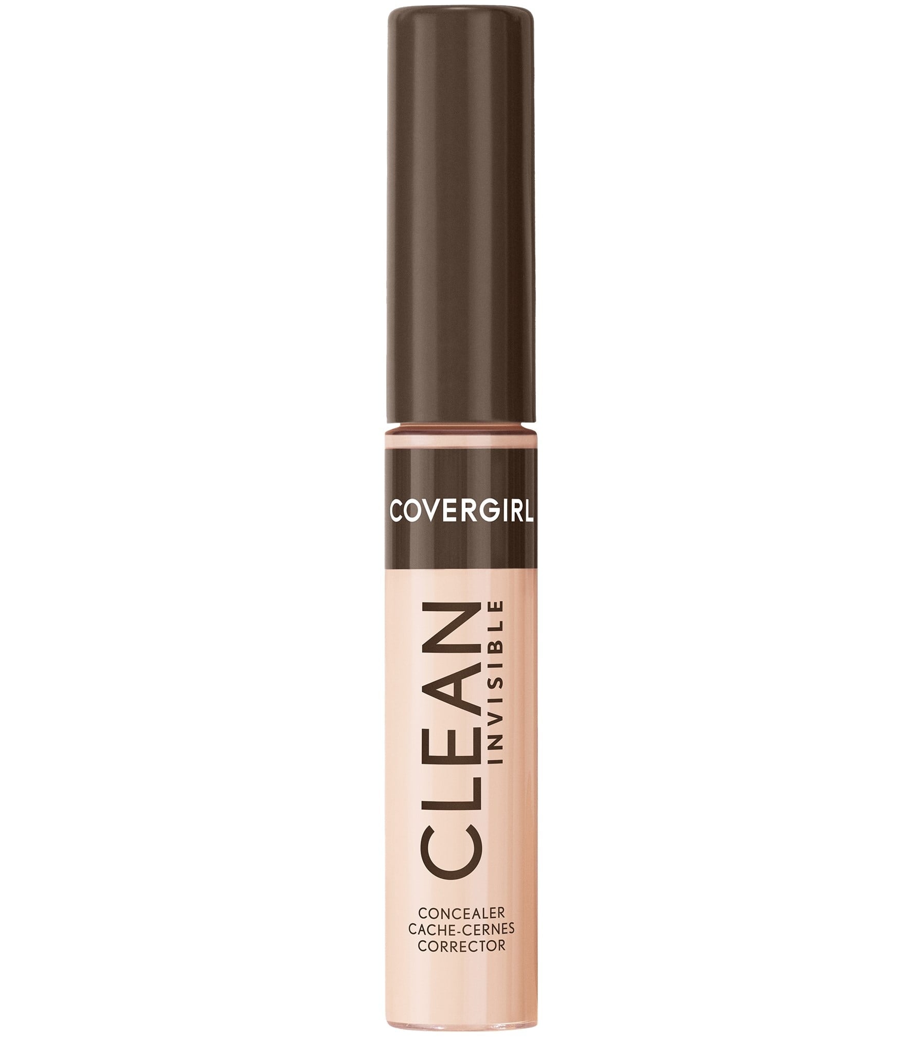 COVERGIRL Clean Invisible Liquid Concealer, 101 Porcelain, 0.23 fl oz