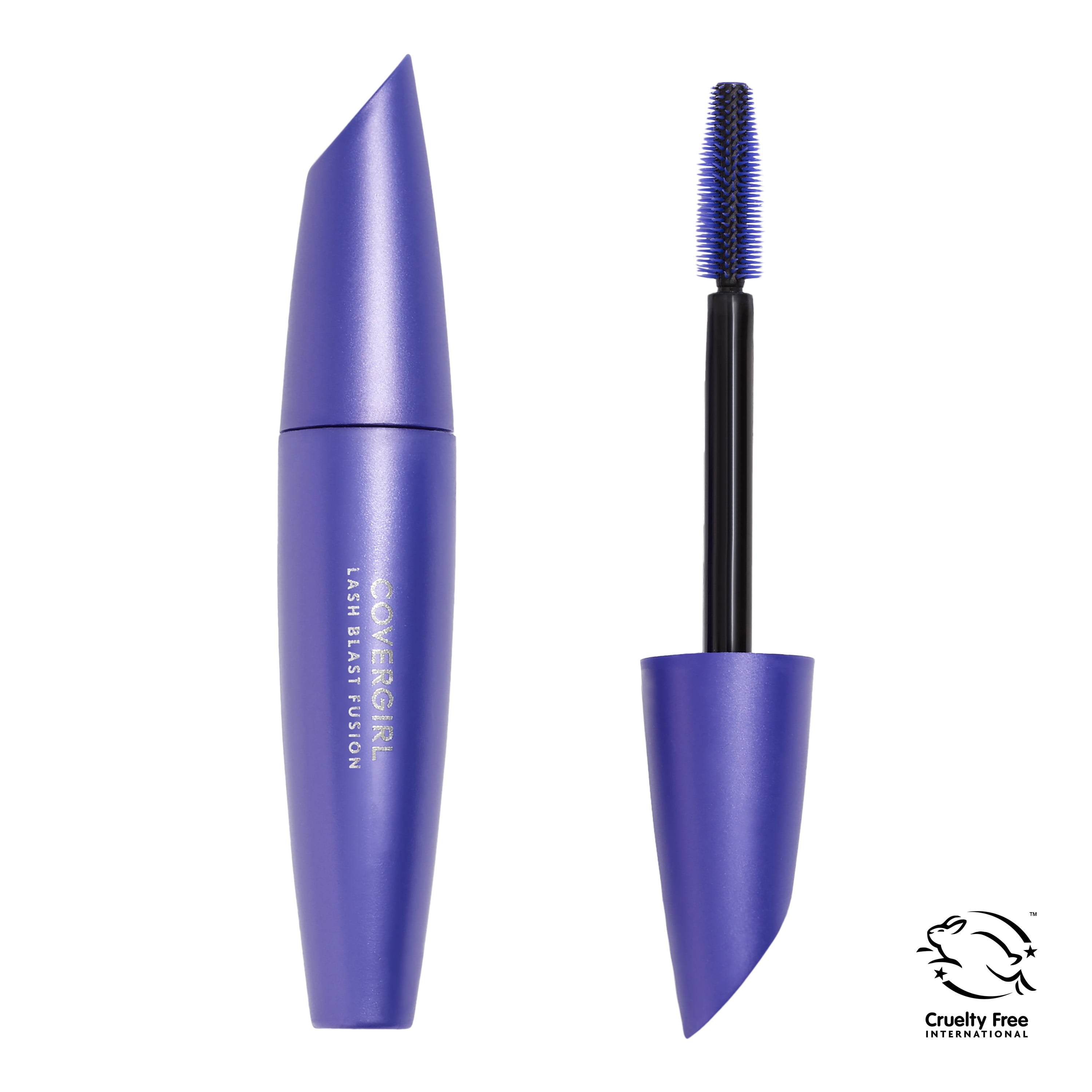 COVERGIRL Lash Blast Fusion Mascara, 875 Brown, 0.44 oz, Mascara for Volume, Volume and Length Mascara, Oversized Brush, FIberstretch Formula, Cruelty Free