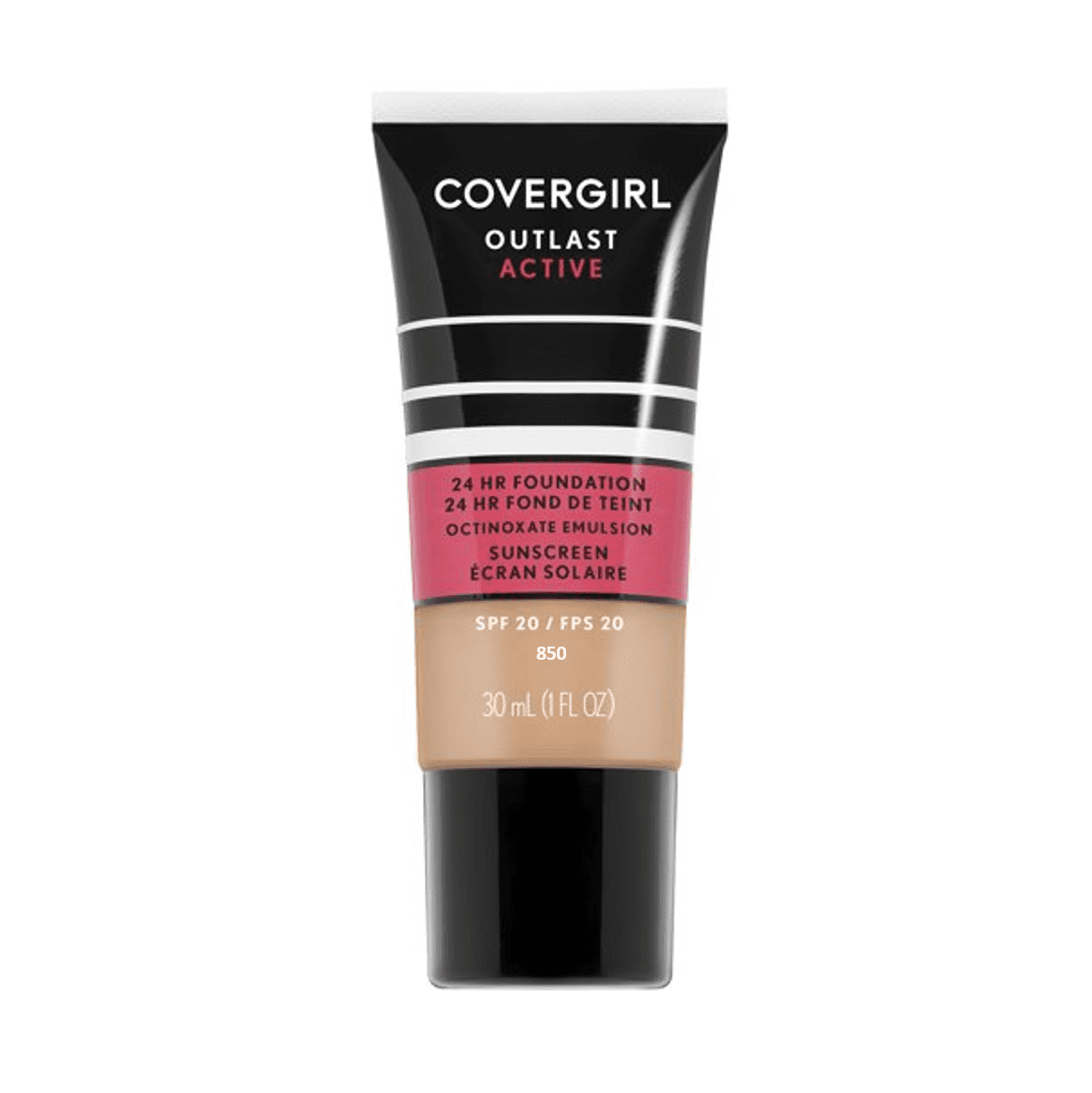 COVERGIRL Outlast Active Foundation, Creamy Beige, 1 oz