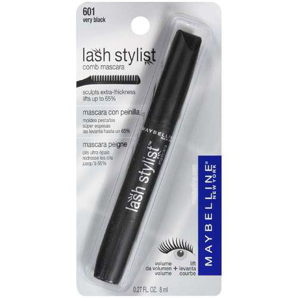 Maybelline Comb Lash Stylist Mascara, 601 Very Black,  .27 fl oz