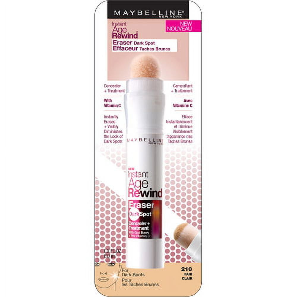 Maybelline New York Instant Age Rewind Eraser Dark Spot Concealer, 210 Fair, 0.2 Fl. Oz.