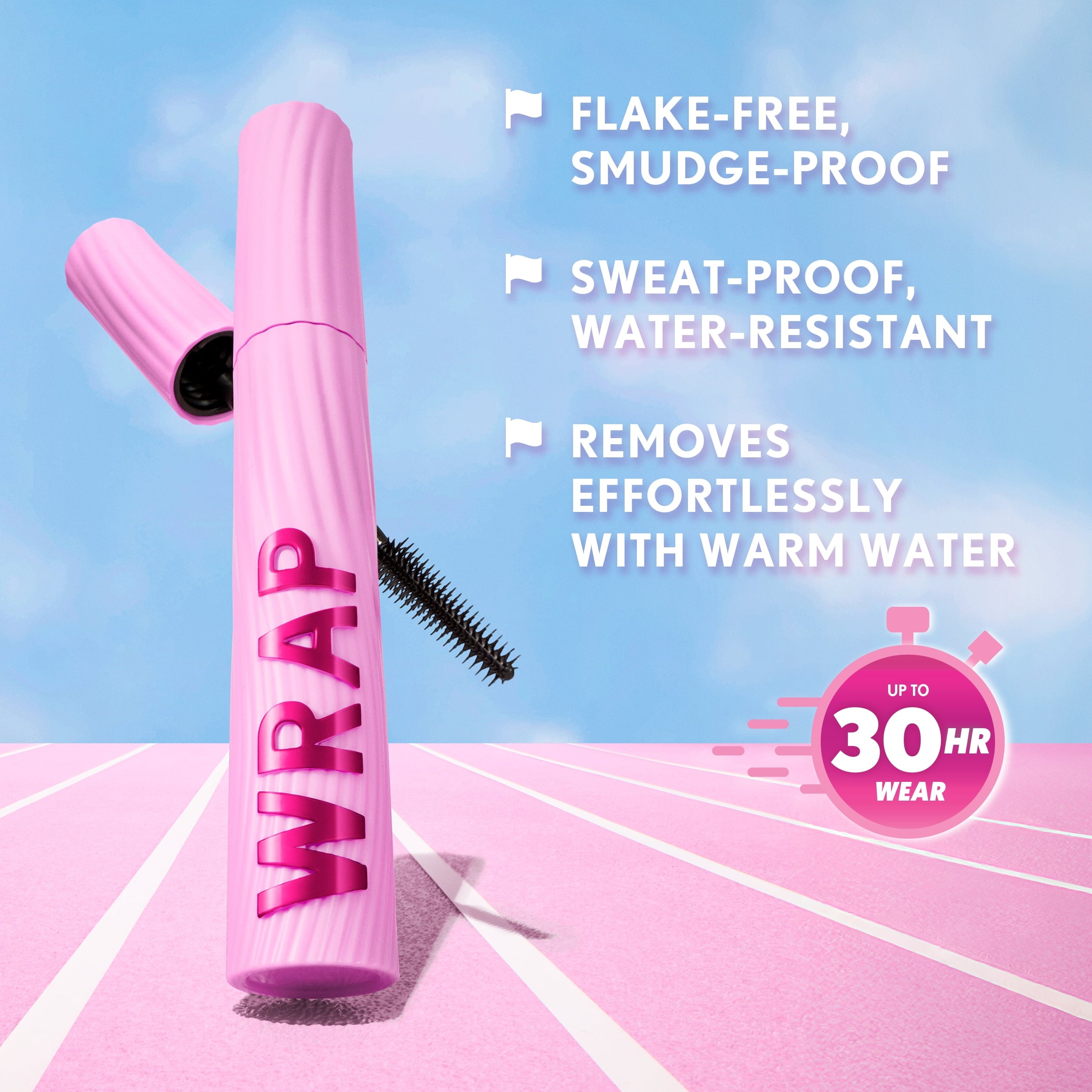 COVERGIRL Eye Enhancer Wrap Tubing Mascara - 815 Midnight Stride, 0.27fl.oz