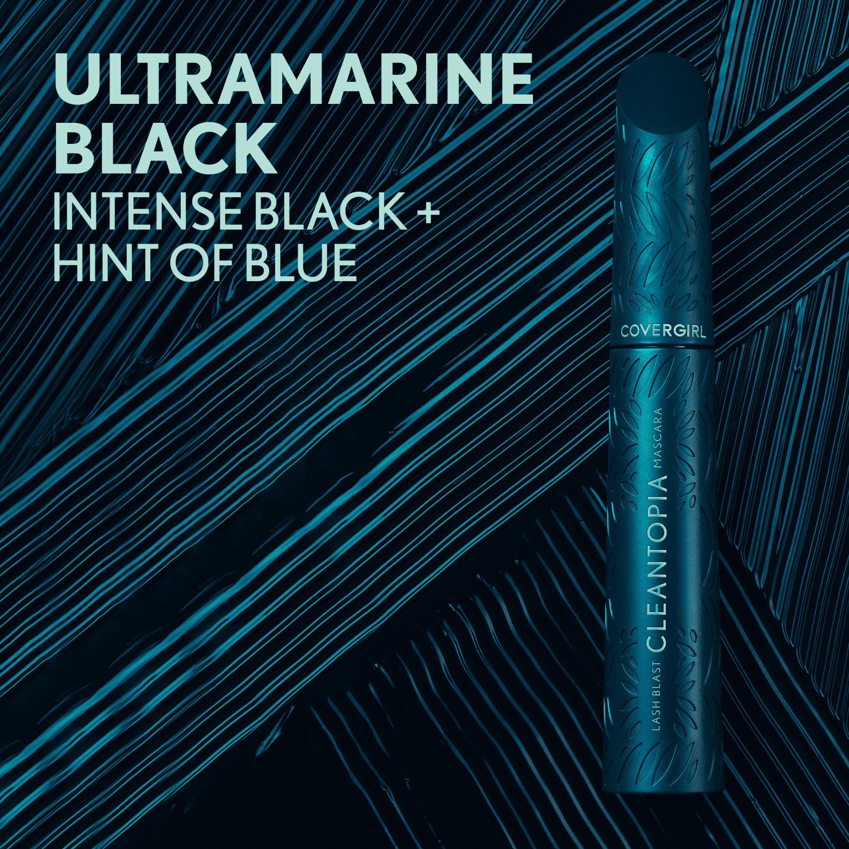 Covergirl Lash Blast Cleantopia, 820 Ultramarine Black, Volumizing Mascara, 0.33oz