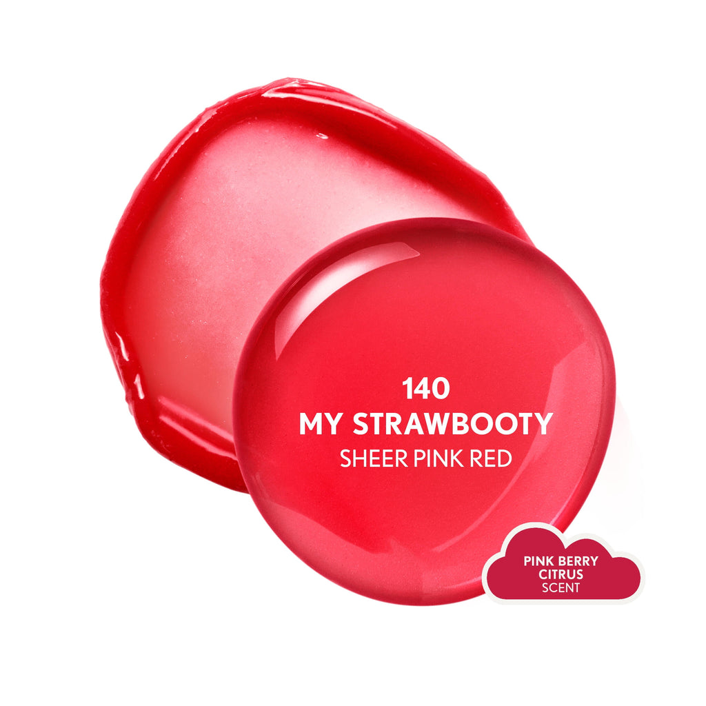 COVERGIRL Clean Fresh Yummy Big Oil Stick - 140 My Strawbooty, 0.28 OZ./ 8g