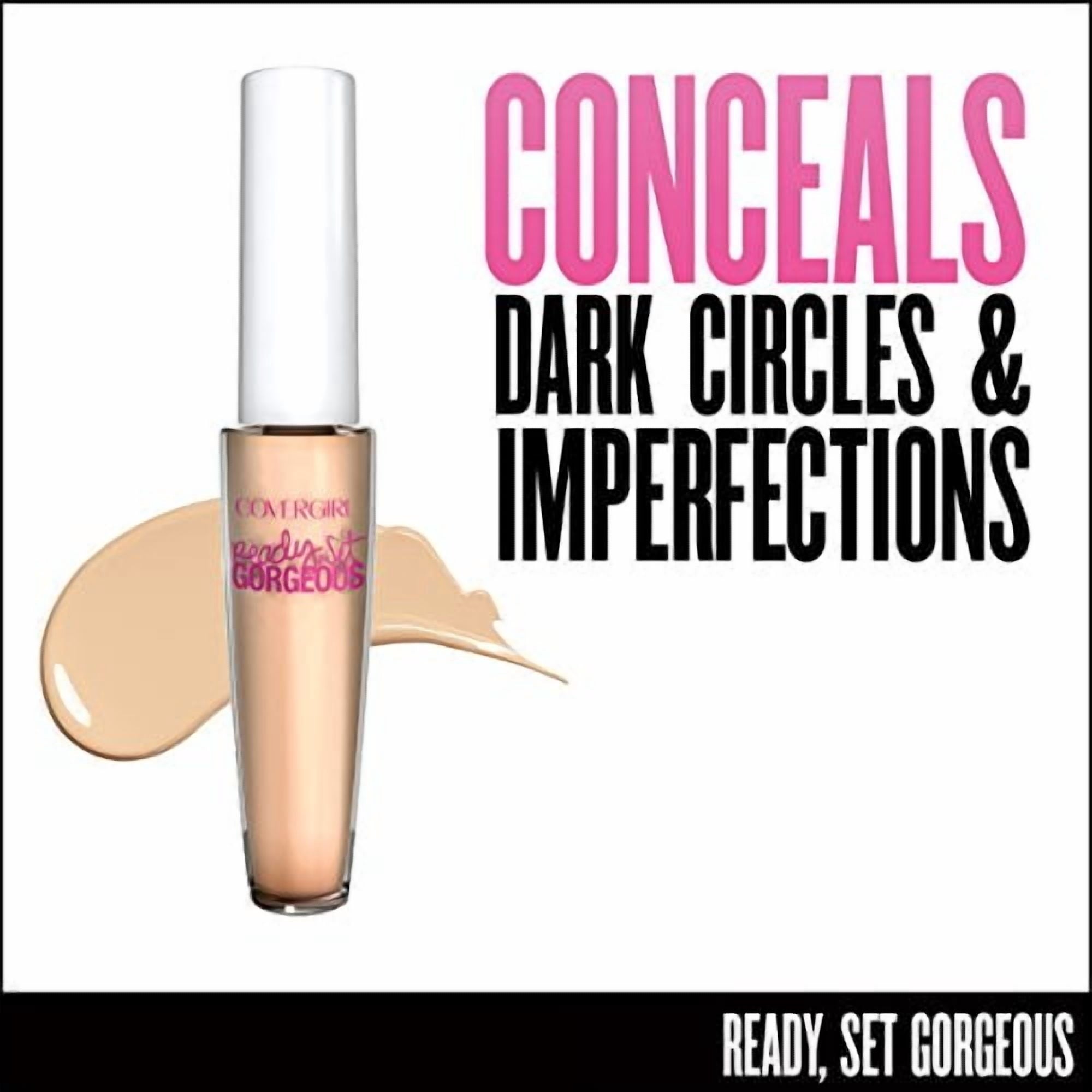 COVERGIRL Clean Matte Concealer, 110 Fair, 0.32 fl oz, Full Coverage, Skin-Brightening