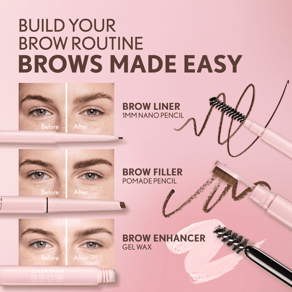 COVERGIRL Clean Fresh Brow Liner Nano Pencil, Soft Brown 400, .001 oz