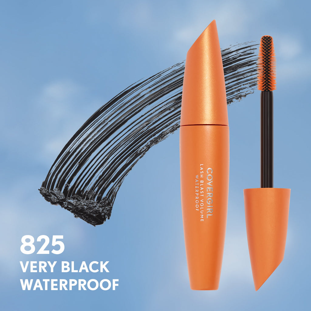COVERGIRL Lash Blast Volume Waterproof Mascara, Very Black, Boosting, 0.16 fl oz, Mascara, Black Mascara