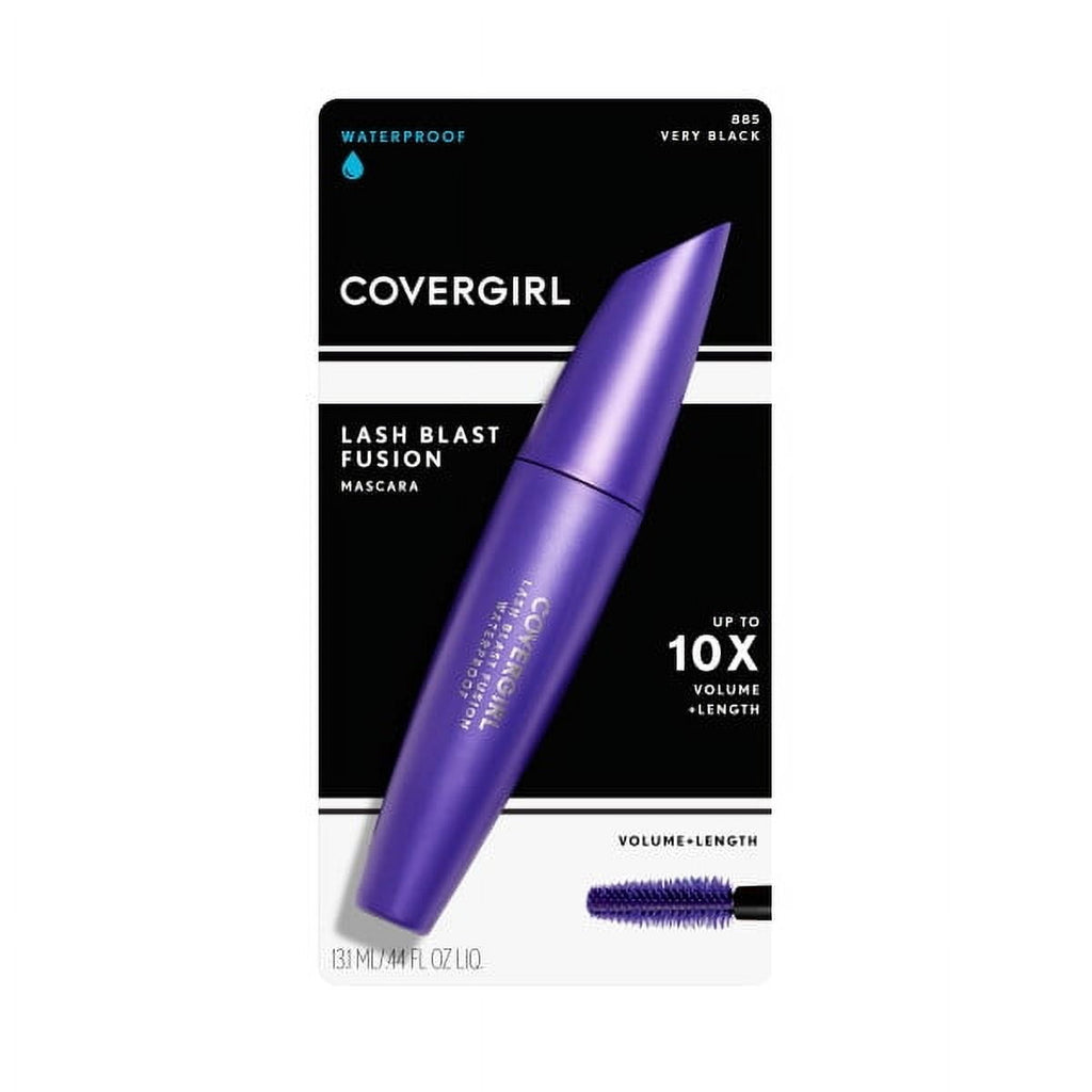 COVERGIRL Lash Blast Fusion Waterproof Mascara, 885 Very Black, 0.44 oz
